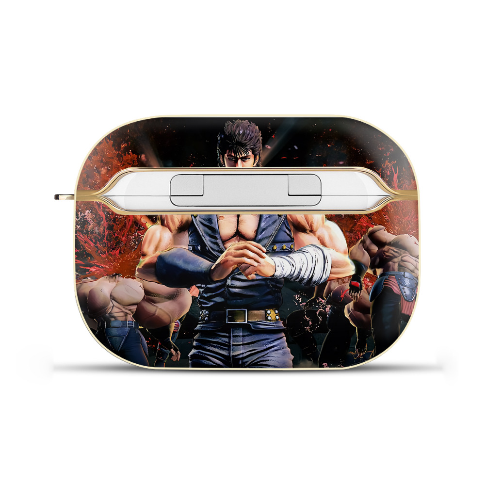 （画像用） 北斗の拳 Fist of the North Star 【AirPods Pro用】ハードシェル保護ケース｜耐衝撃・防指紋・カラビナ付き商品仕様