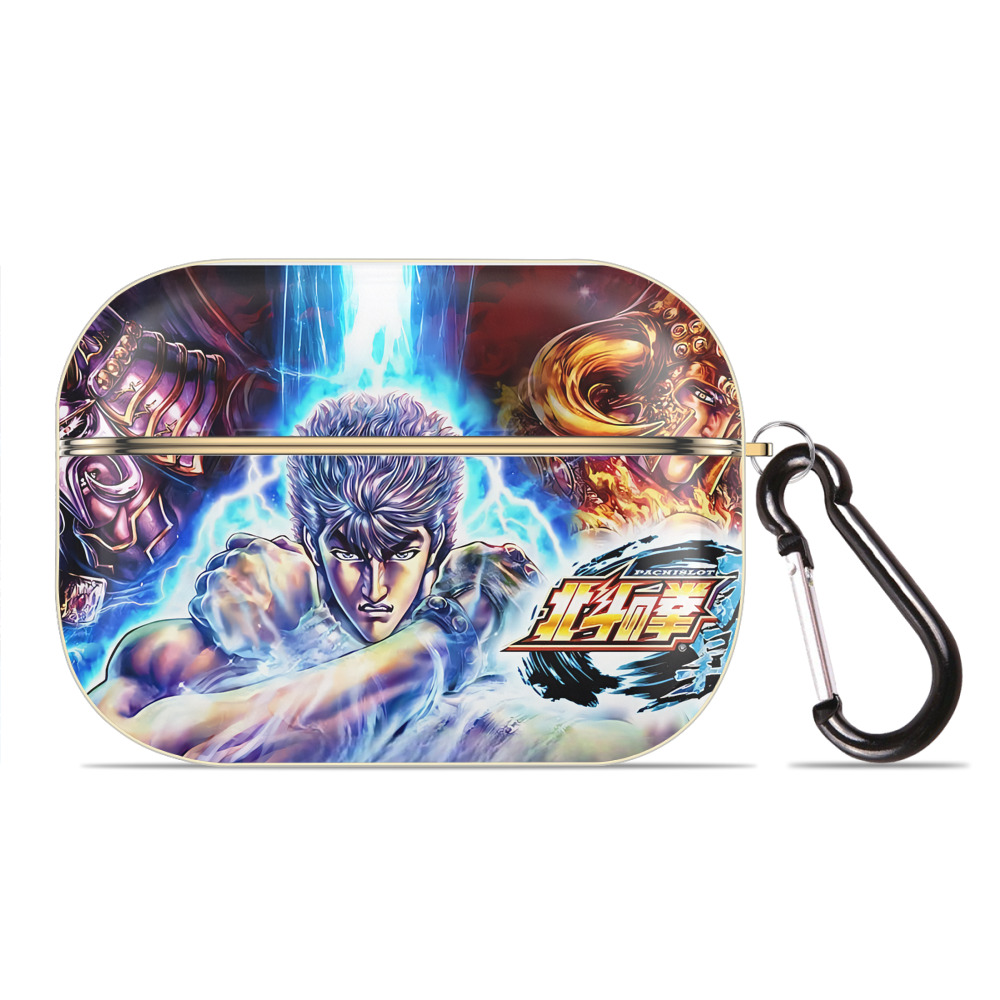 （画像用） 北斗の拳 Fist of the North Star 【AirPods Pro用】ハードシェル保護ケース｜耐衝撃・防指紋・カラビナ付き商品仕様