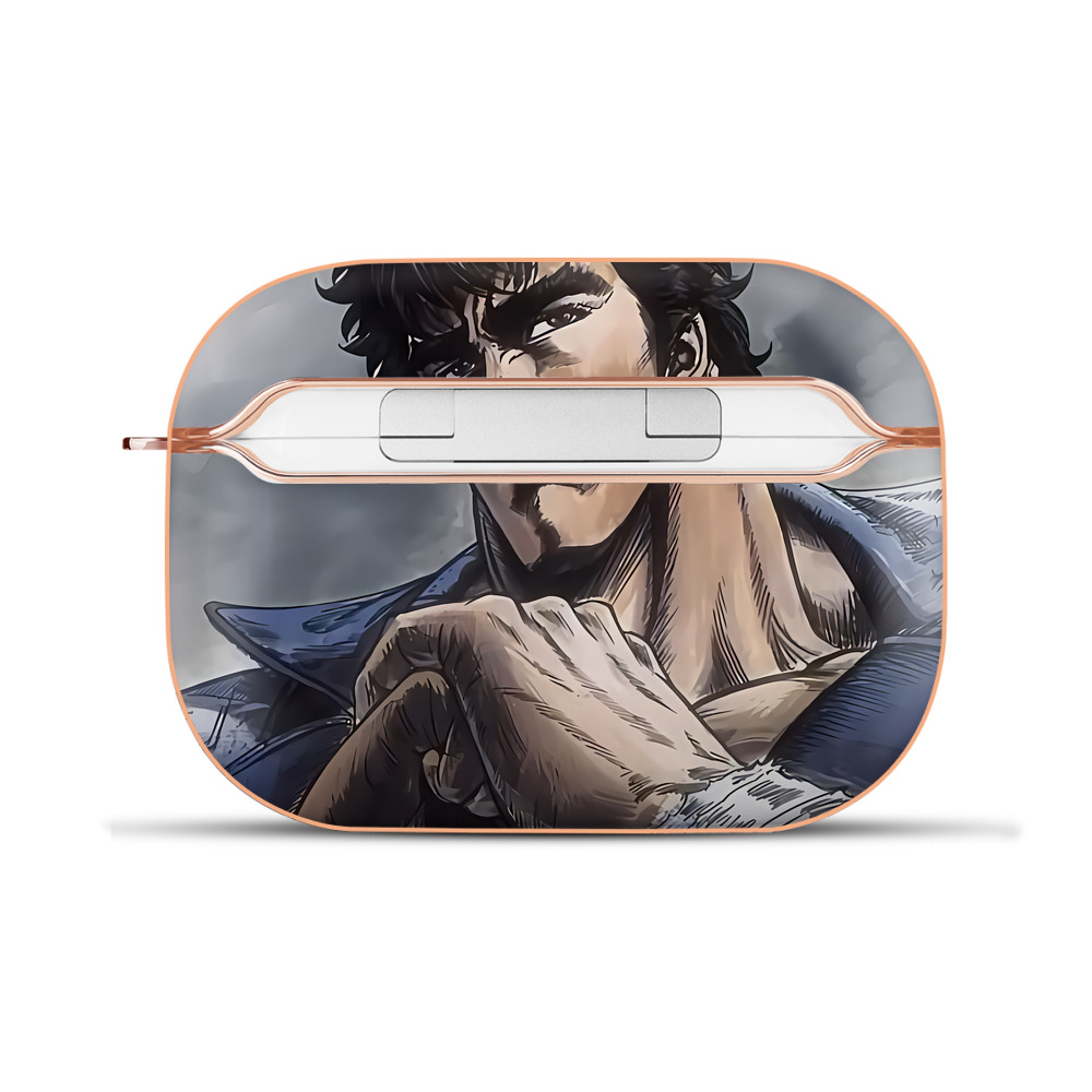 （画像用） 北斗の拳 Fist of the North Star 【AirPods Pro用】ハードシェル保護ケース｜耐衝撃・防指紋・カラビナ付き商品仕様