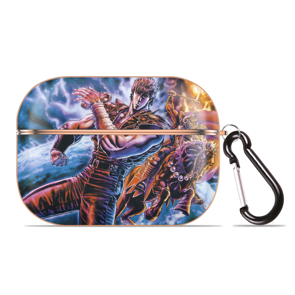 （画像用） 北斗の拳 Fist of the North Star 【AirPods Pro用】ハードシェル保護ケース｜耐衝撃・防指紋・カラビナ付き商品仕様