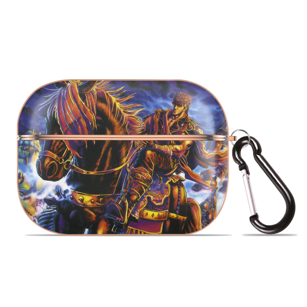 （画像用） 北斗の拳 Fist of the North Star 【AirPods Pro用】ハードシェル保護ケース｜耐衝撃・防指紋・カラビナ付き商品仕様