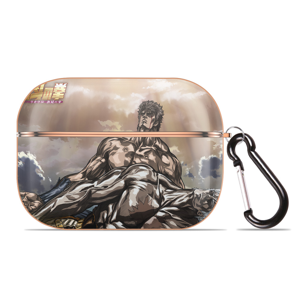（画像用） 北斗の拳 Fist of the North Star 【AirPods Pro用】ハードシェル保護ケース｜耐衝撃・防指紋・カラビナ付き商品仕様
