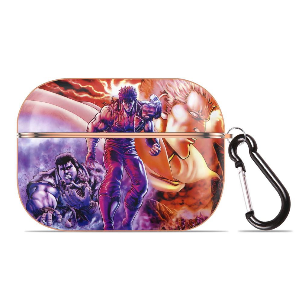 （画像用） 北斗の拳 Fist of the North Star 【AirPods Pro用】ハードシェル保護ケース｜耐衝撃・防指紋・カラビナ付き商品仕様
