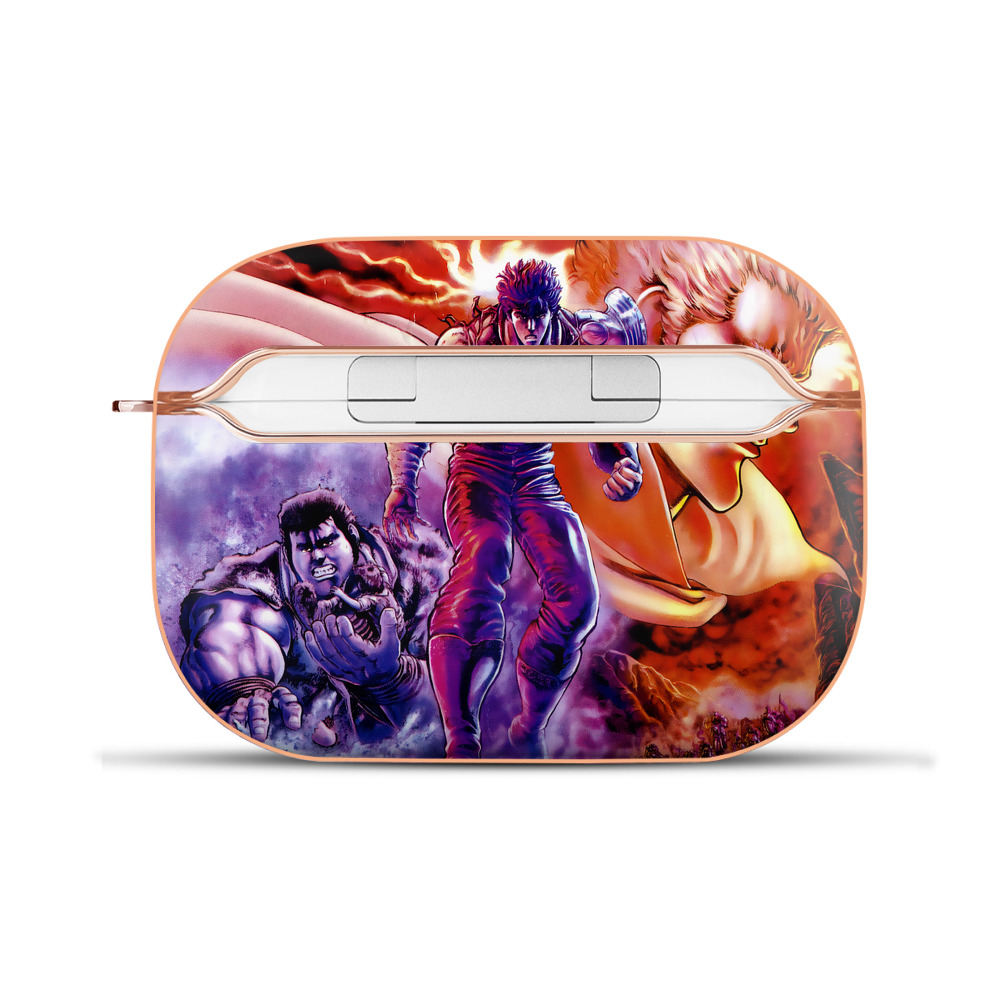 （画像用） 北斗の拳 Fist of the North Star 【AirPods Pro用】ハードシェル保護ケース｜耐衝撃・防指紋・カラビナ付き商品仕様