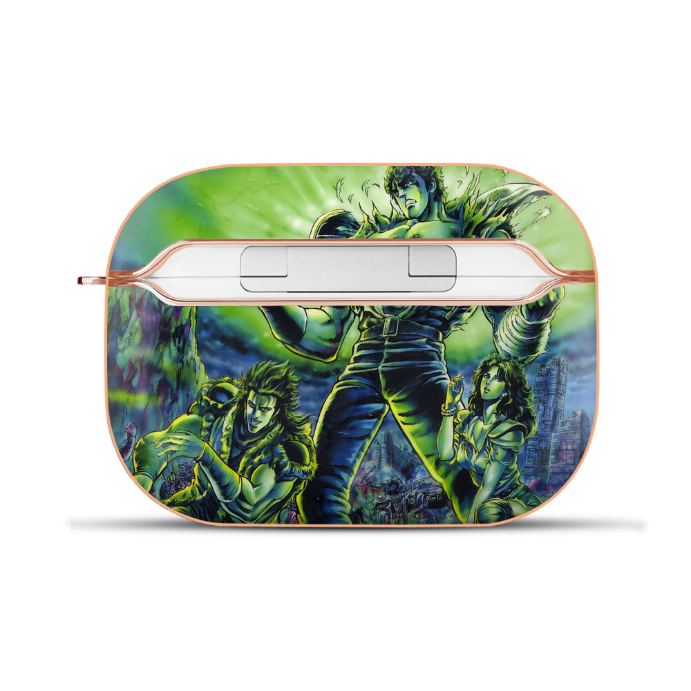 （画像用） 北斗の拳 Fist of the North Star 【AirPods Pro用】ハードシェル保護ケース｜耐衝撃・防指紋・カラビナ付き商品仕様