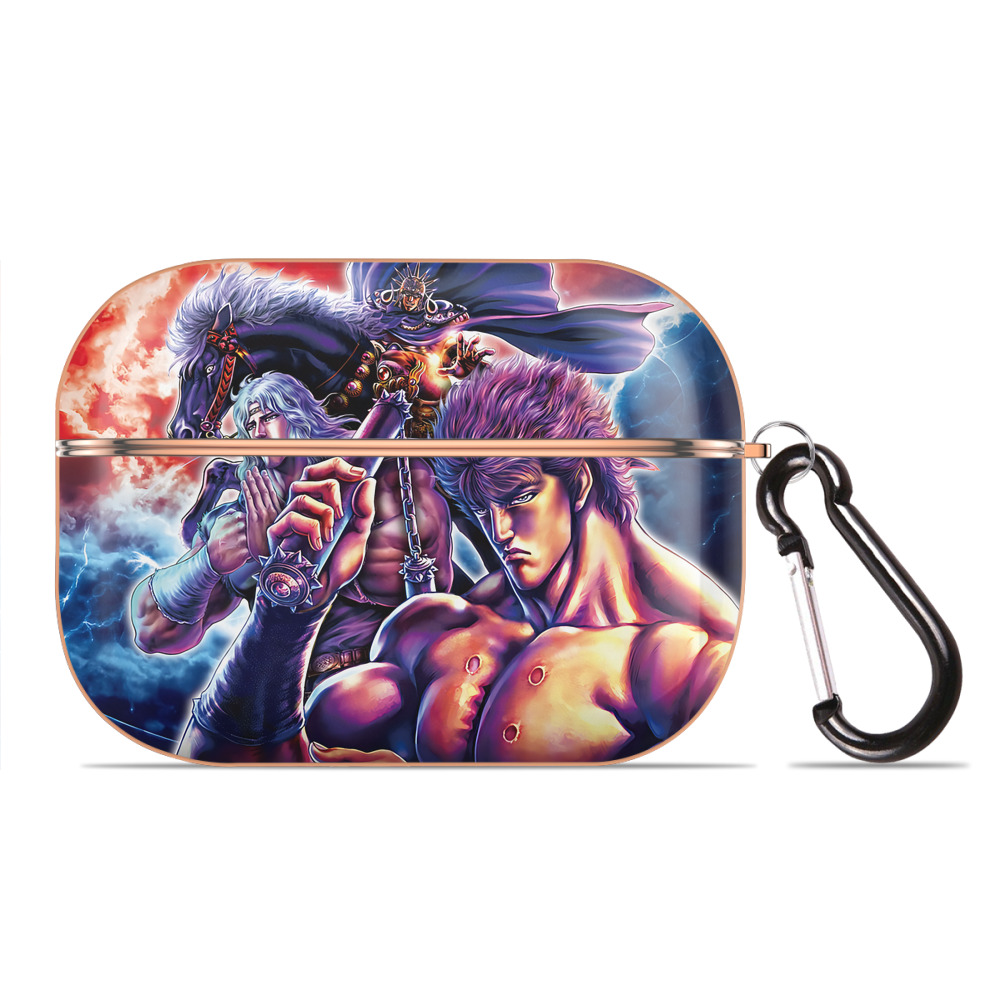 （画像用） 北斗の拳 Fist of the North Star 【AirPods Pro用】ハードシェル保護ケース｜耐衝撃・防指紋・カラビナ付き商品仕様