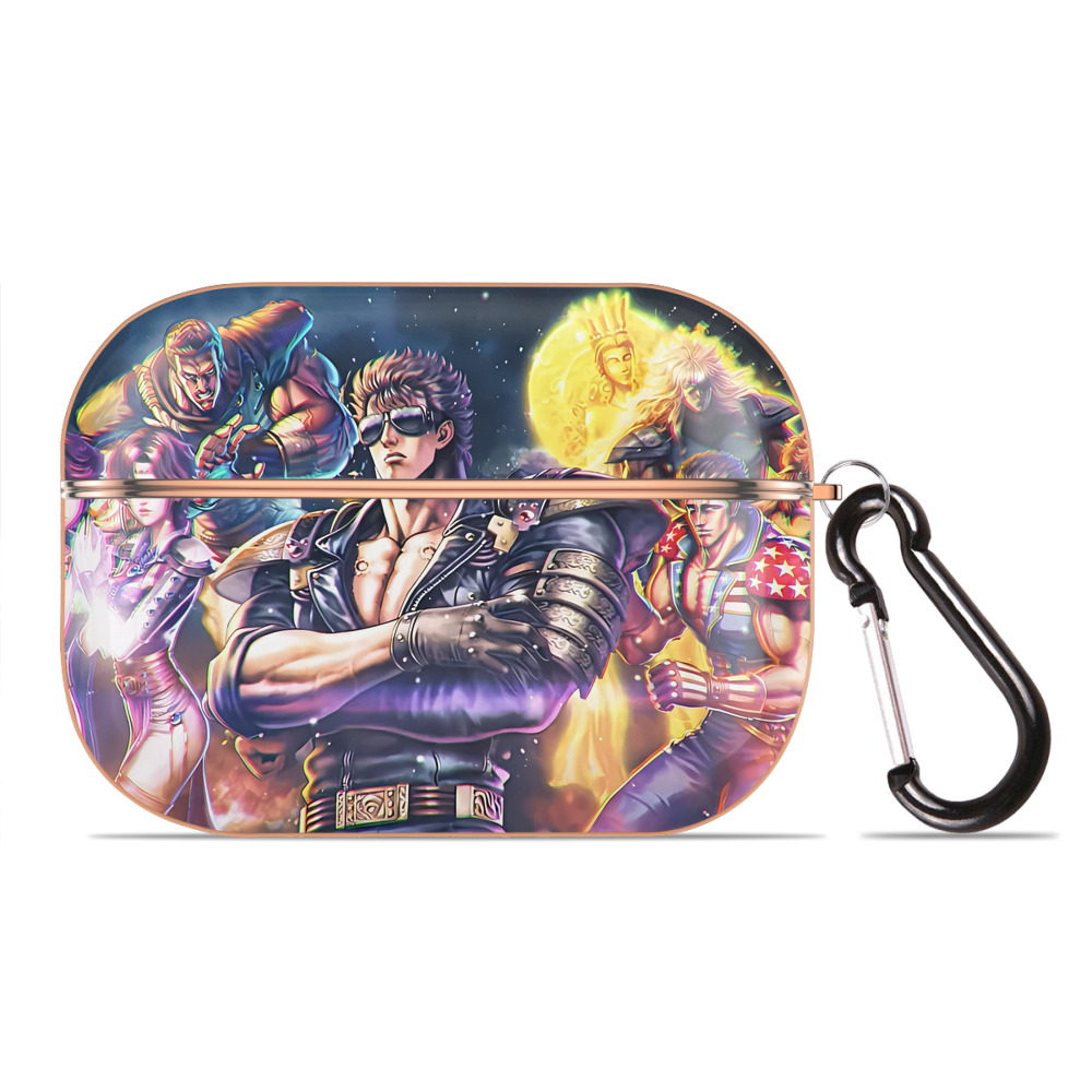 （画像用） 北斗の拳 Fist of the North Star 【AirPods Pro用】ハードシェル保護ケース｜耐衝撃・防指紋・カラビナ付き商品仕様