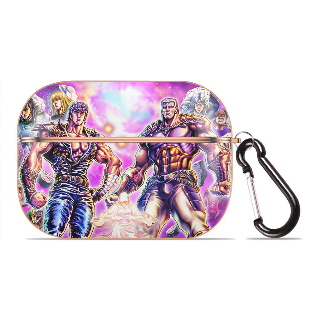 （画像用） 北斗の拳 Fist of the North Star 【AirPods Pro用】ハードシェル保護ケース｜耐衝撃・防指紋・カラビナ付き商品仕様