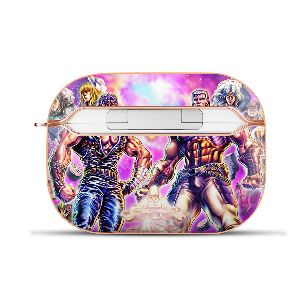 （画像用） 北斗の拳 Fist of the North Star 【AirPods Pro用】ハードシェル保護ケース｜耐衝撃・防指紋・カラビナ付き商品仕様