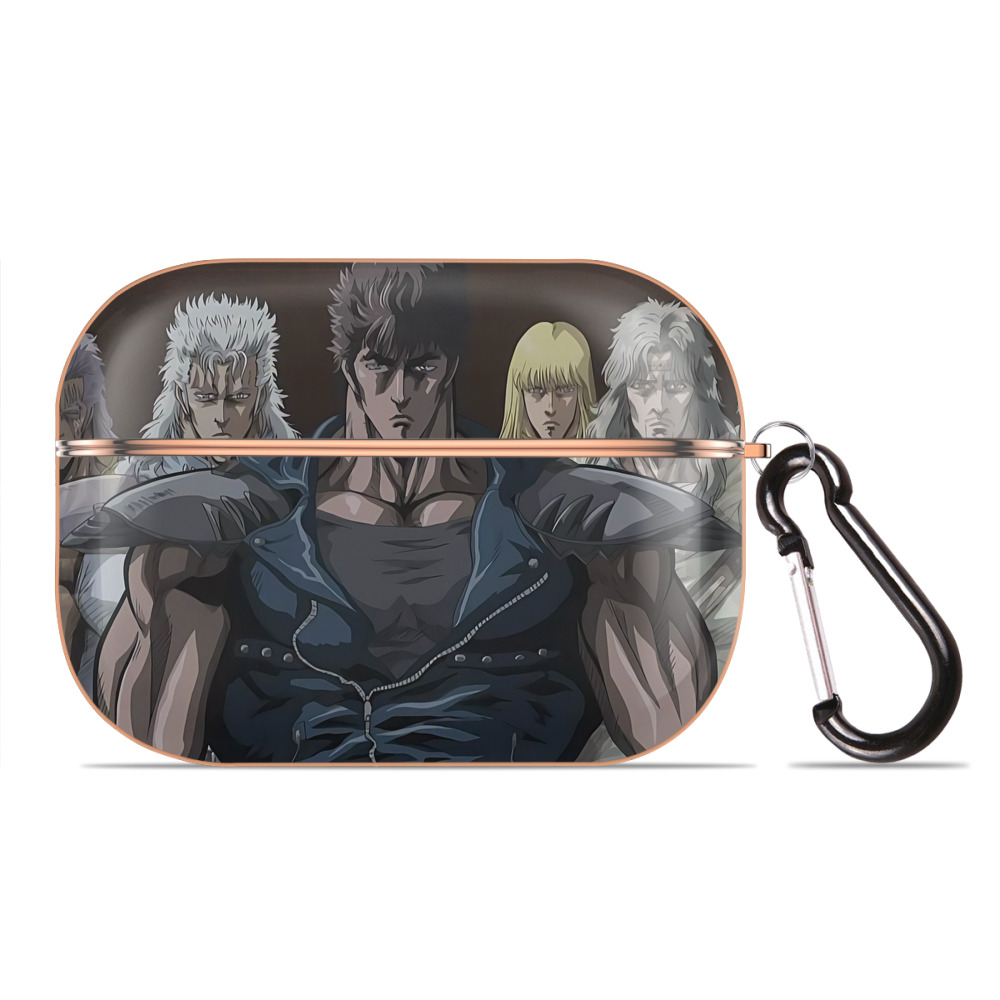 （画像用） 北斗の拳 Fist of the North Star 【AirPods Pro用】ハードシェル保護ケース｜耐衝撃・防指紋・カラビナ付き商品仕様