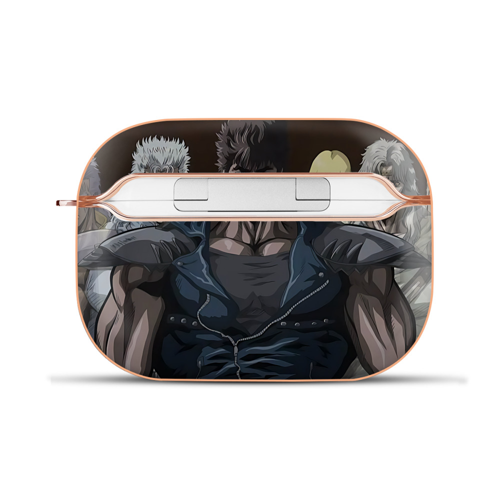 （画像用） 北斗の拳 Fist of the North Star 【AirPods Pro用】ハードシェル保護ケース｜耐衝撃・防指紋・カラビナ付き商品仕様