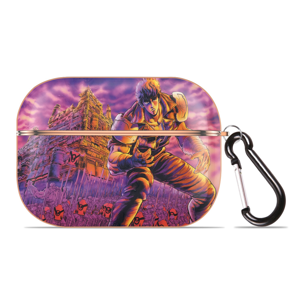（画像用） 北斗の拳 Fist of the North Star 【AirPods Pro用】ハードシェル保護ケース｜耐衝撃・防指紋・カラビナ付き商品仕様