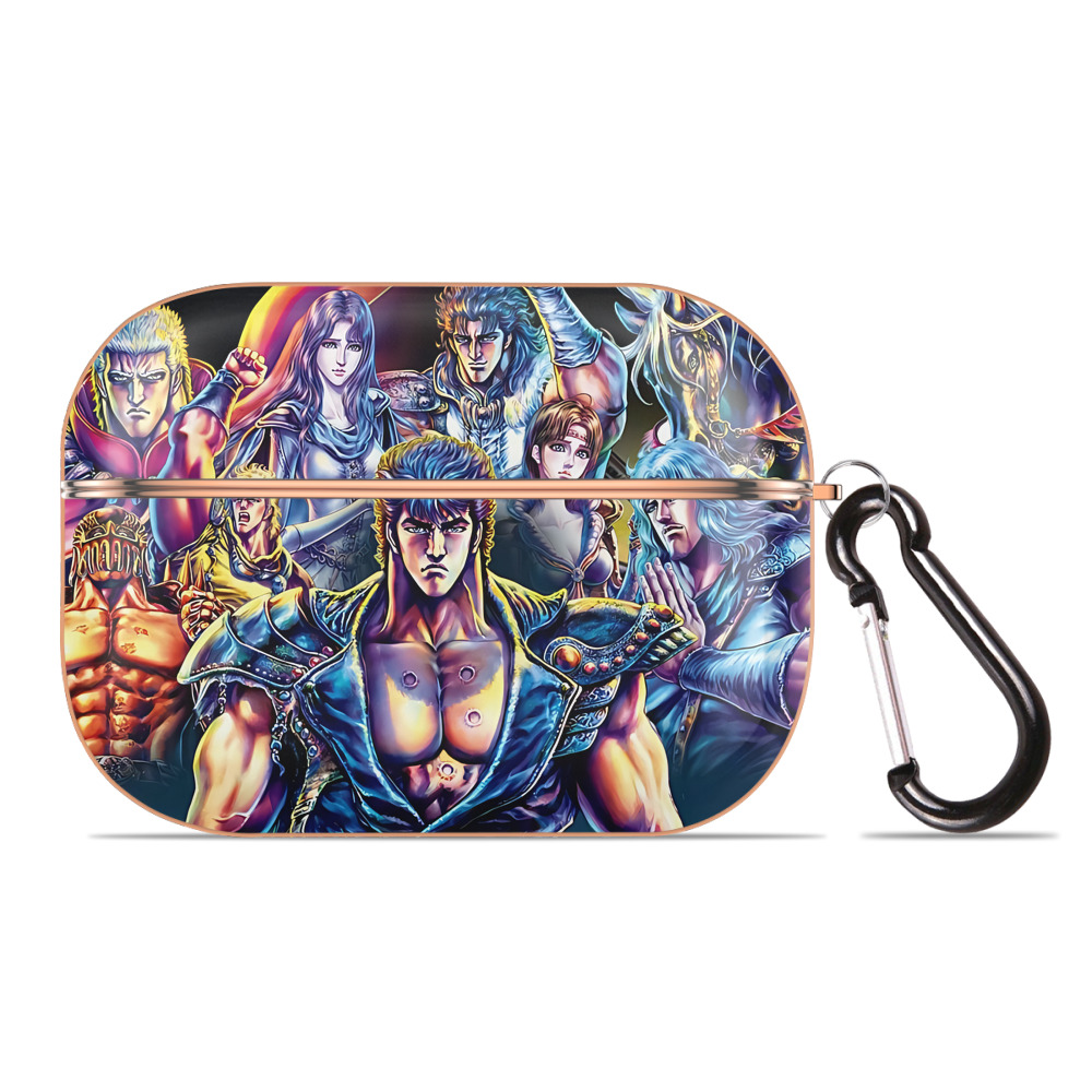 （画像用） 北斗の拳 Fist of the North Star 【AirPods Pro用】ハードシェル保護ケース｜耐衝撃・防指紋・カラビナ付き商品仕様