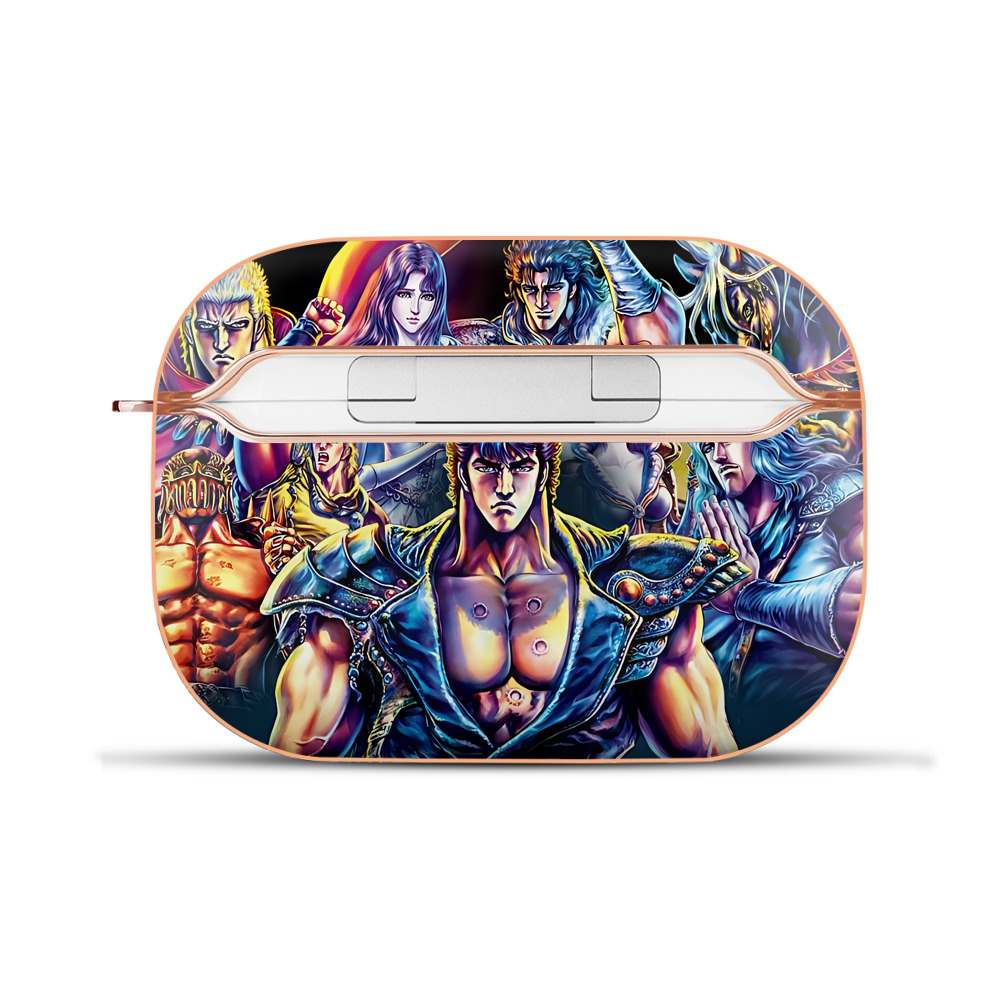 （画像用） 北斗の拳 Fist of the North Star 【AirPods Pro用】ハードシェル保護ケース｜耐衝撃・防指紋・カラビナ付き商品仕様