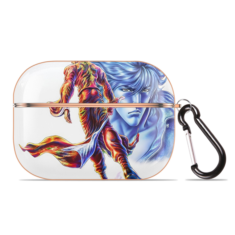 （画像用） 北斗の拳 Fist of the North Star 【AirPods Pro用】ハードシェル保護ケース｜耐衝撃・防指紋・カラビナ付き商品仕様