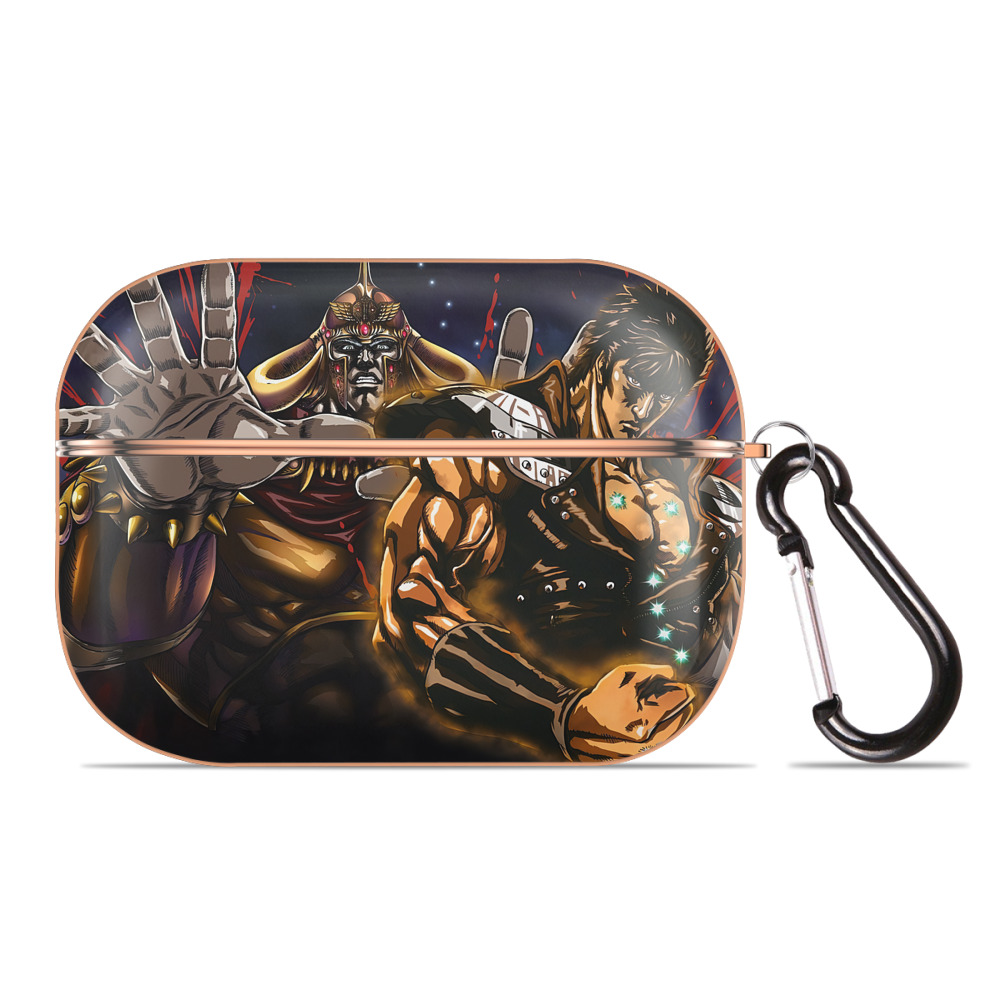 （画像用） 北斗の拳 Fist of the North Star 【AirPods Pro用】ハードシェル保護ケース｜耐衝撃・防指紋・カラビナ付き商品仕様