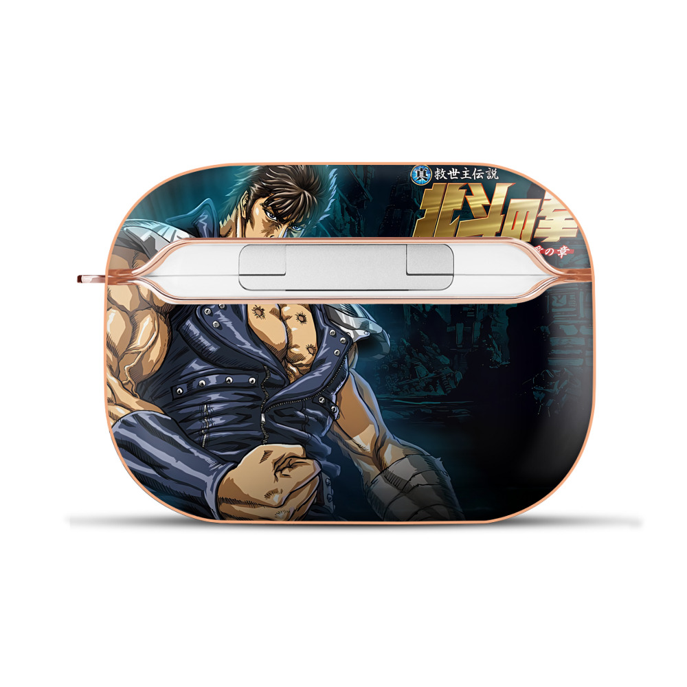 （画像用） 北斗の拳 Fist of the North Star 【AirPods Pro用】ハードシェル保護ケース｜耐衝撃・防指紋・カラビナ付き商品仕様