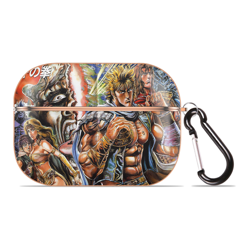（画像用） 北斗の拳 Fist of the North Star 【AirPods Pro用】ハードシェル保護ケース｜耐衝撃・防指紋・カラビナ付き商品仕様