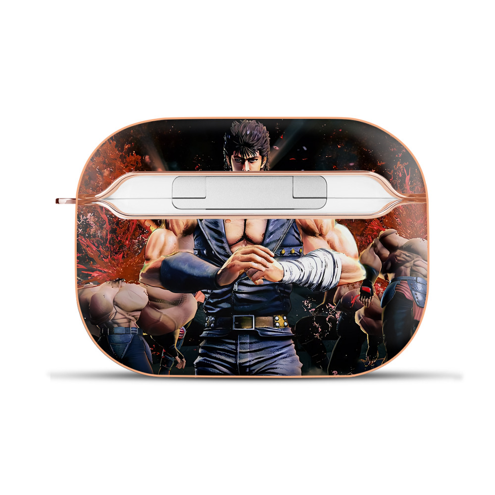 （画像用） 北斗の拳 Fist of the North Star 【AirPods Pro用】ハードシェル保護ケース｜耐衝撃・防指紋・カラビナ付き商品仕様