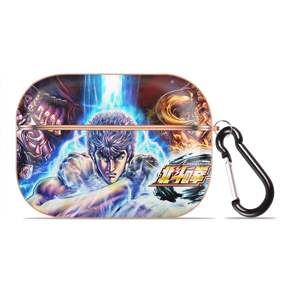 （画像用） 北斗の拳 Fist of the North Star 【AirPods Pro用】ハードシェル保護ケース｜耐衝撃・防指紋・カラビナ付き商品仕様