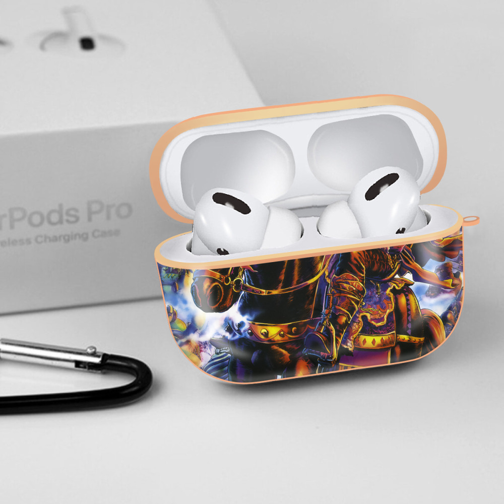 北斗の拳 Fist of the North Star 【AirPods Pro用】ハードシェル保護ケース｜耐衝撃・防指紋・カラビナ付き商品仕様
