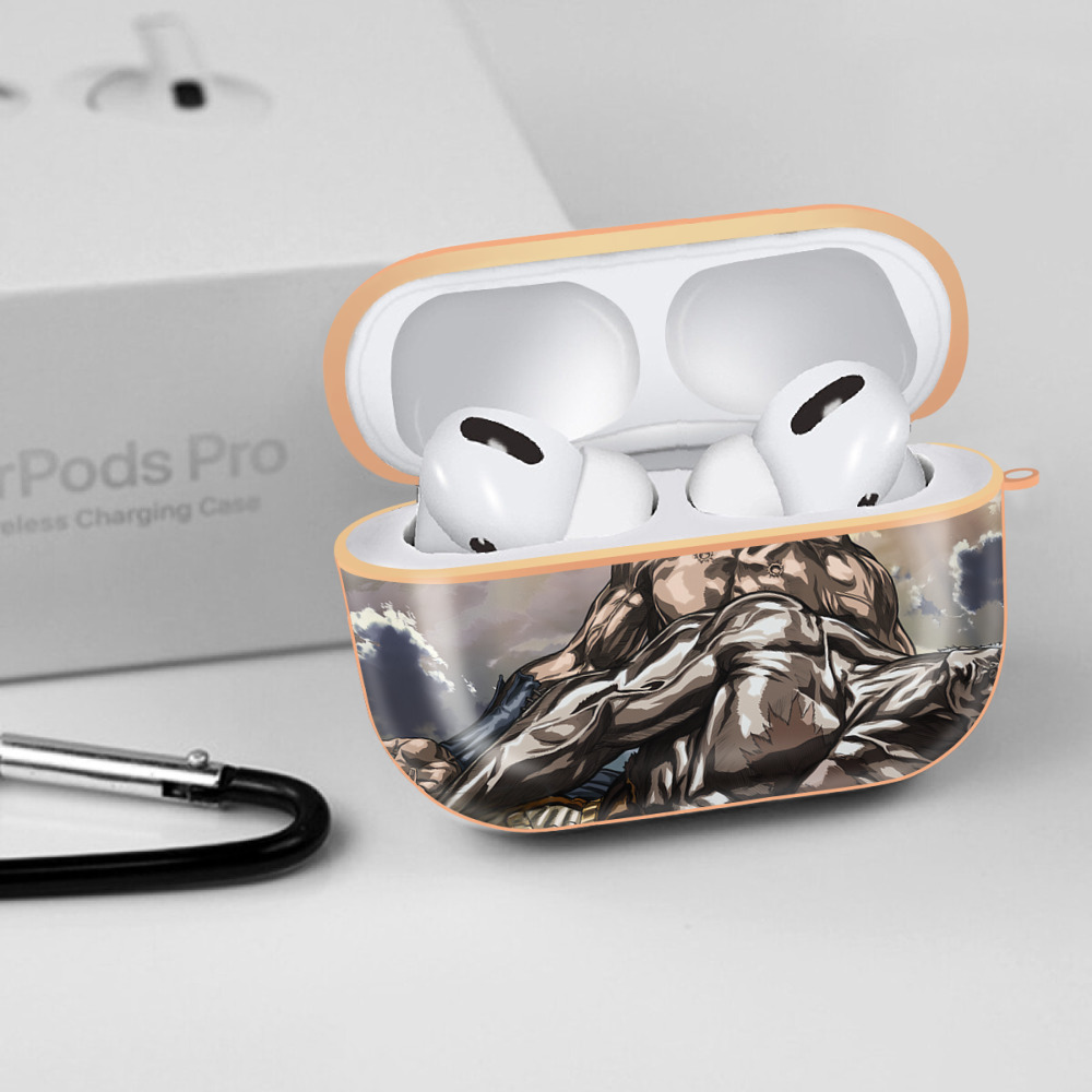 北斗の拳 Fist of the North Star 【AirPods Pro用】ハードシェル保護ケース｜耐衝撃・防指紋・カラビナ付き商品仕様