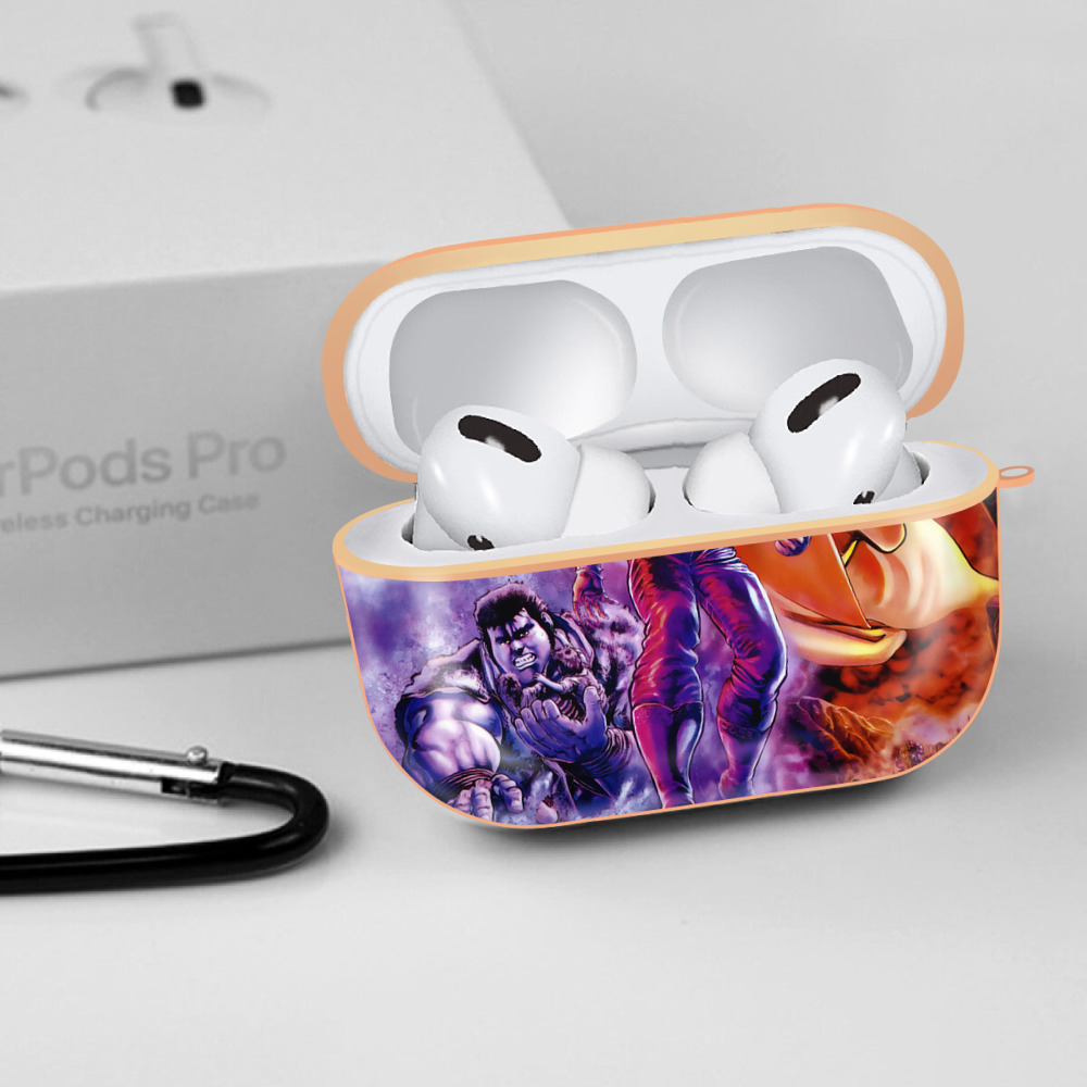 北斗の拳 Fist of the North Star 【AirPods Pro用】ハードシェル保護ケース｜耐衝撃・防指紋・カラビナ付き商品仕様