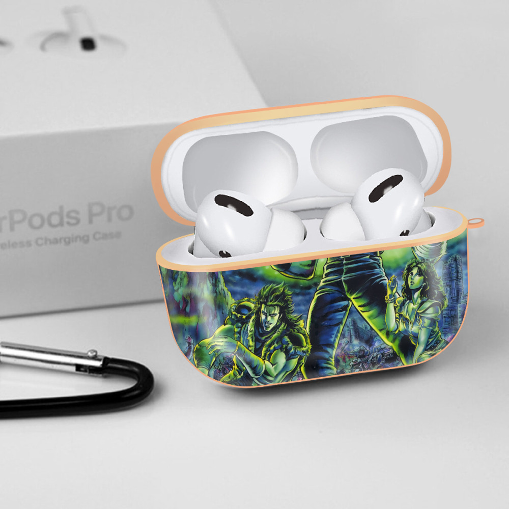 北斗の拳 Fist of the North Star 【AirPods Pro用】ハードシェル保護ケース｜耐衝撃・防指紋・カラビナ付き商品仕様