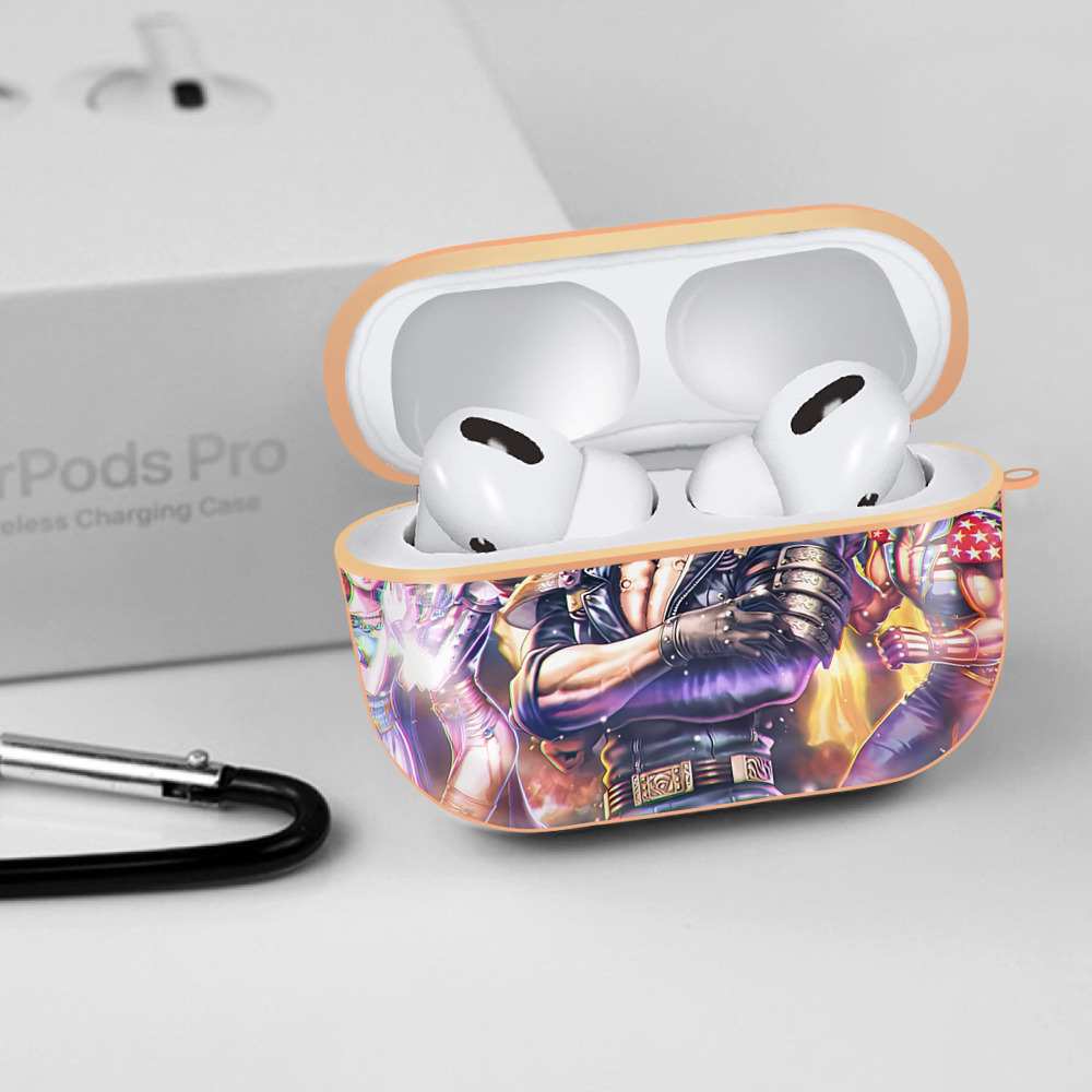 北斗の拳 Fist of the North Star 【AirPods Pro用】ハードシェル保護ケース｜耐衝撃・防指紋・カラビナ付き商品仕様