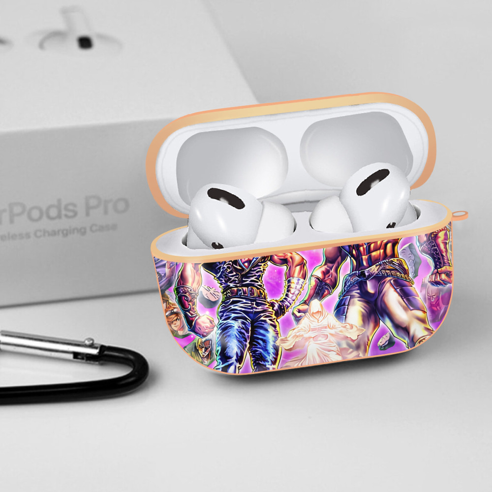 北斗の拳 Fist of the North Star 【AirPods Pro用】ハードシェル保護ケース｜耐衝撃・防指紋・カラビナ付き商品仕様