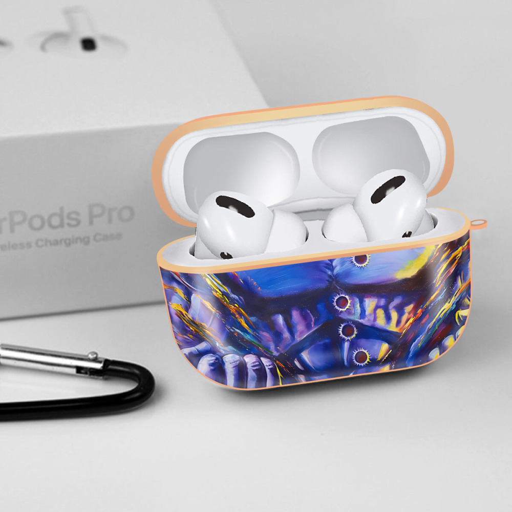北斗の拳 Fist of the North Star 【AirPods Pro用】ハードシェル保護ケース｜耐衝撃・防指紋・カラビナ付き商品仕様
