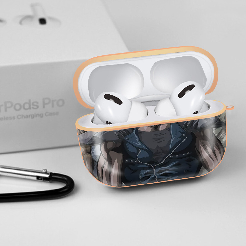 北斗の拳 Fist of the North Star 【AirPods Pro用】ハードシェル保護ケース｜耐衝撃・防指紋・カラビナ付き商品仕様