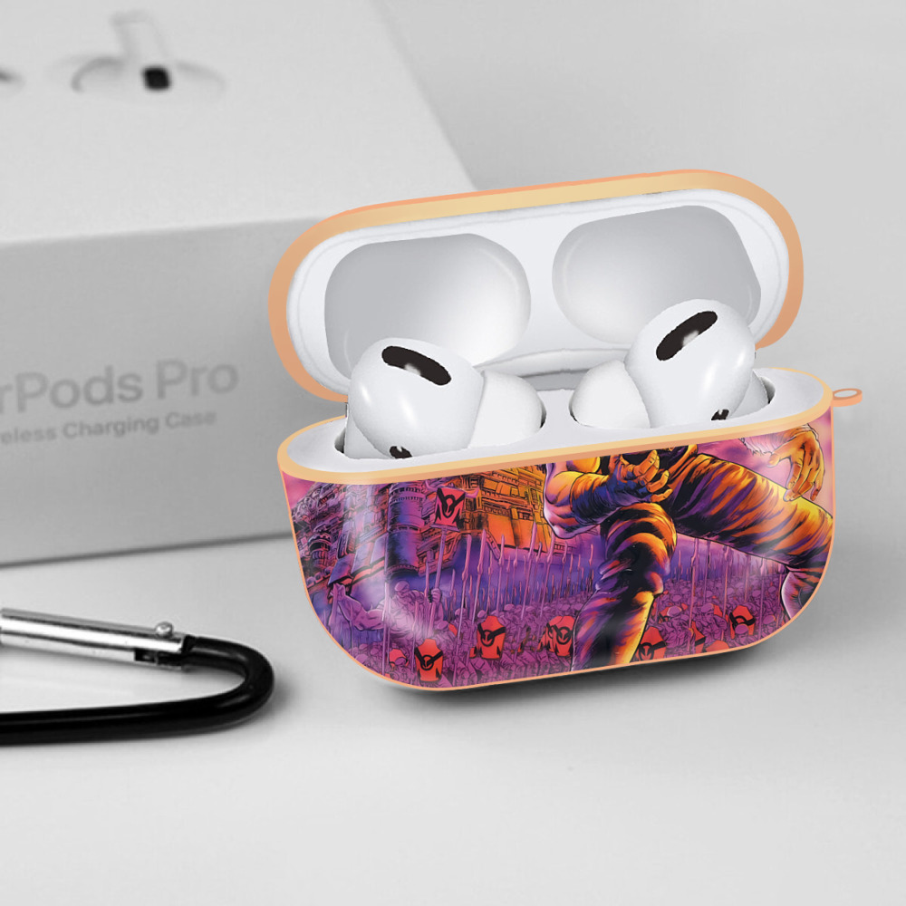 北斗の拳 Fist of the North Star 【AirPods Pro用】ハードシェル保護ケース｜耐衝撃・防指紋・カラビナ付き商品仕様