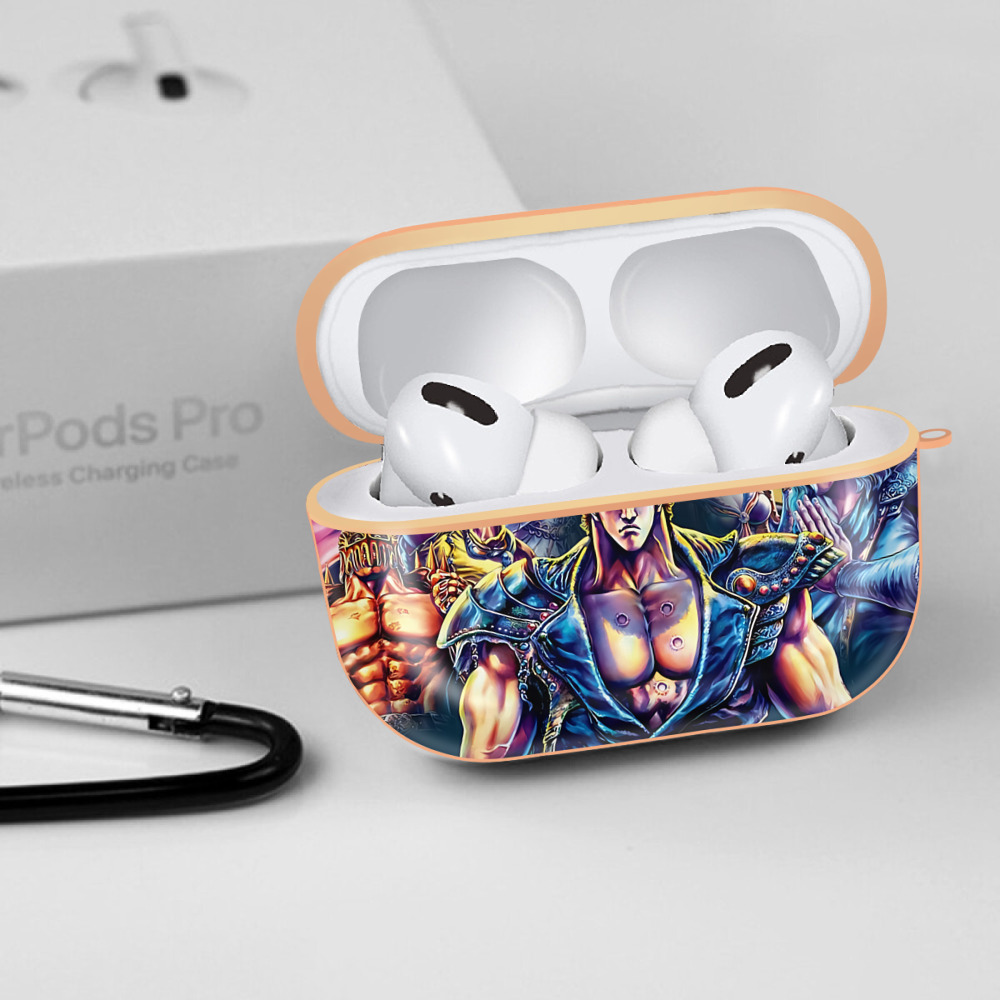 北斗の拳 Fist of the North Star 【AirPods Pro用】ハードシェル保護ケース｜耐衝撃・防指紋・カラビナ付き商品仕様