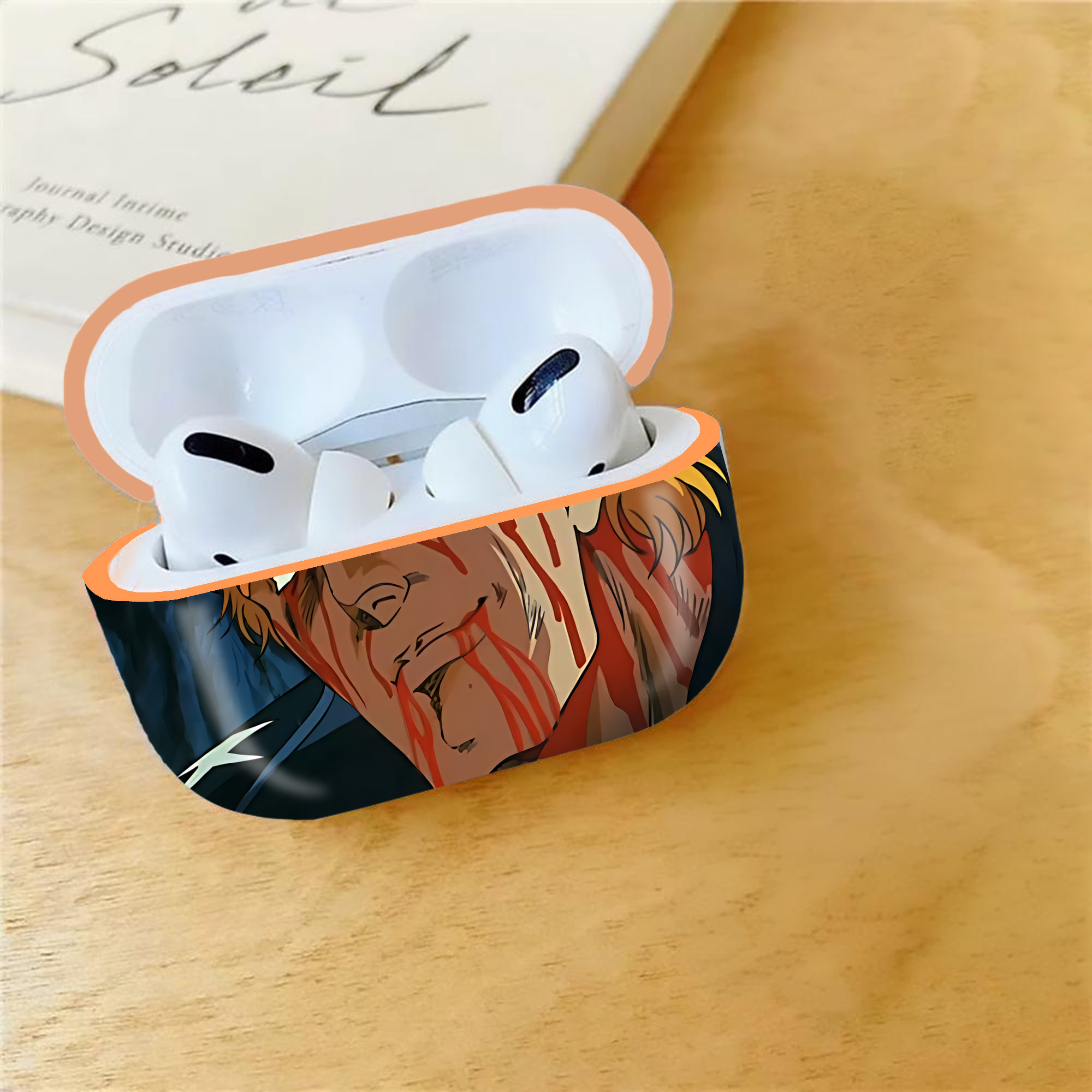 北斗の拳 Fist of the North Star 【AirPods Pro用】ハードシェル保護ケース｜耐衝撃・防指紋・カラビナ付き商品仕様