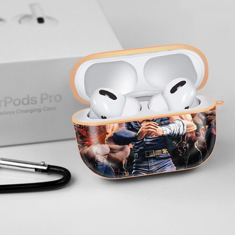 北斗の拳 Fist of the North Star 【AirPods Pro用】ハードシェル保護ケース｜耐衝撃・防指紋・カラビナ付き商品仕様