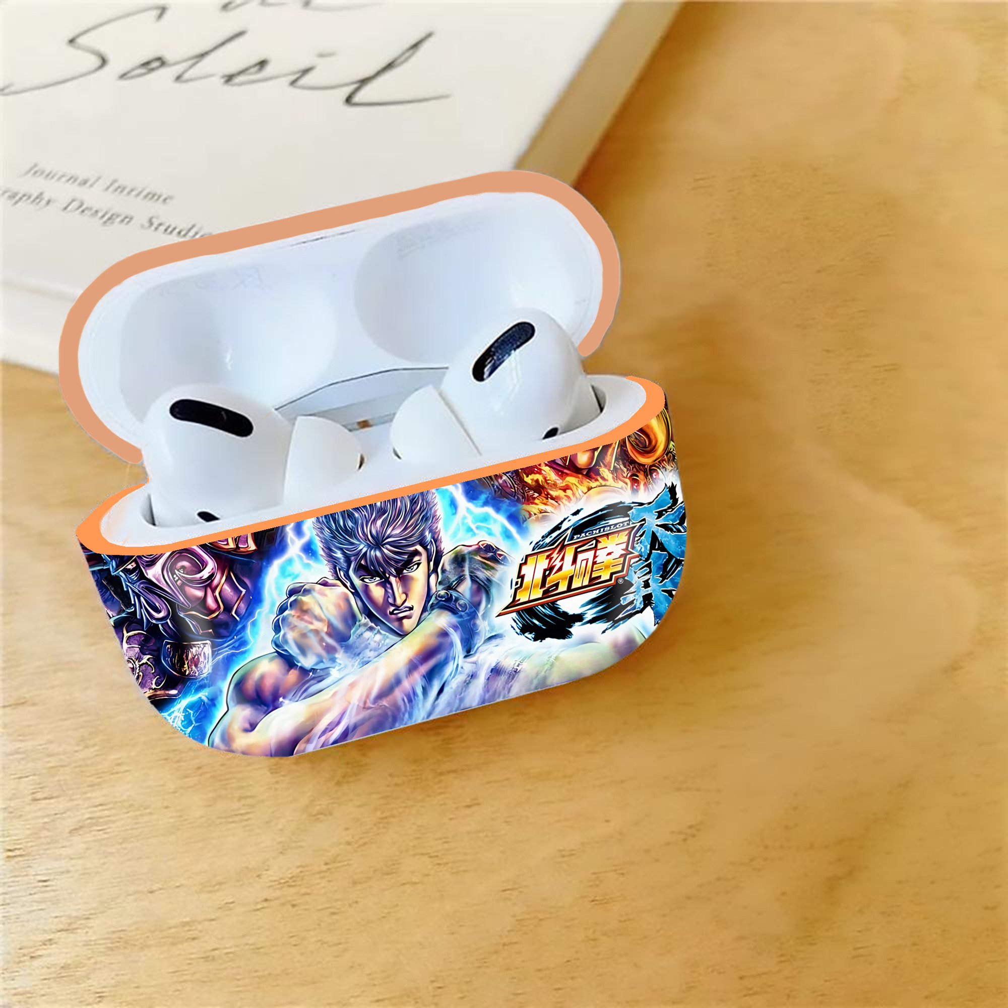 北斗の拳 Fist of the North Star 【AirPods Pro用】ハードシェル保護ケース｜耐衝撃・防指紋・カラビナ付き商品仕様