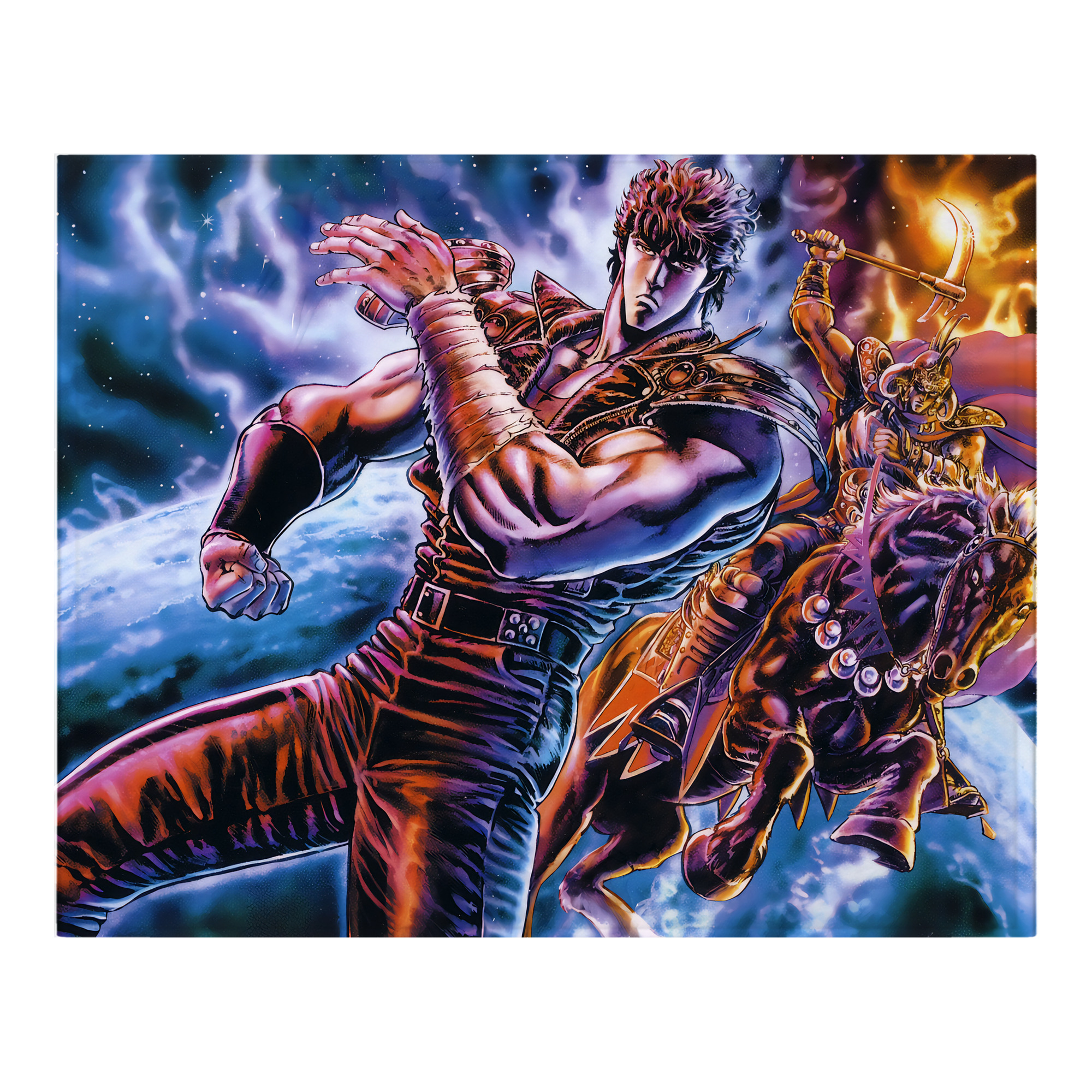 （画像用） 北斗の拳 Fist of the North Star フランネルブランケット・多サイズ対応（横型）