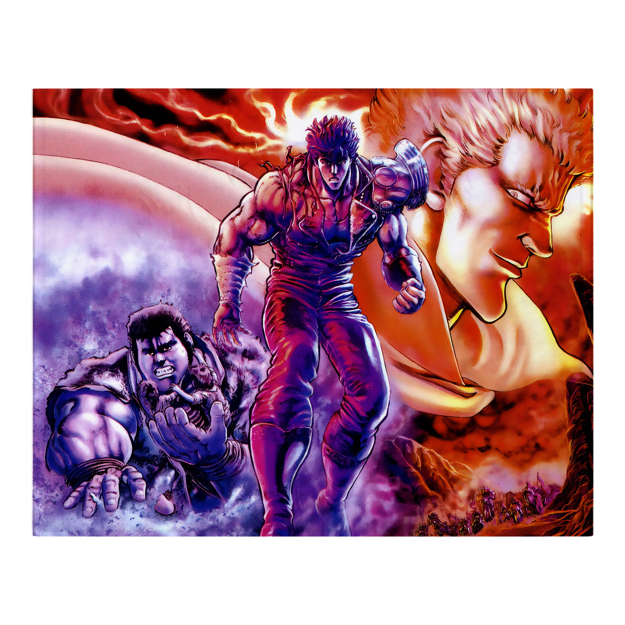（画像用） 北斗の拳 Fist of the North Star フランネルブランケット・多サイズ対応（横型）