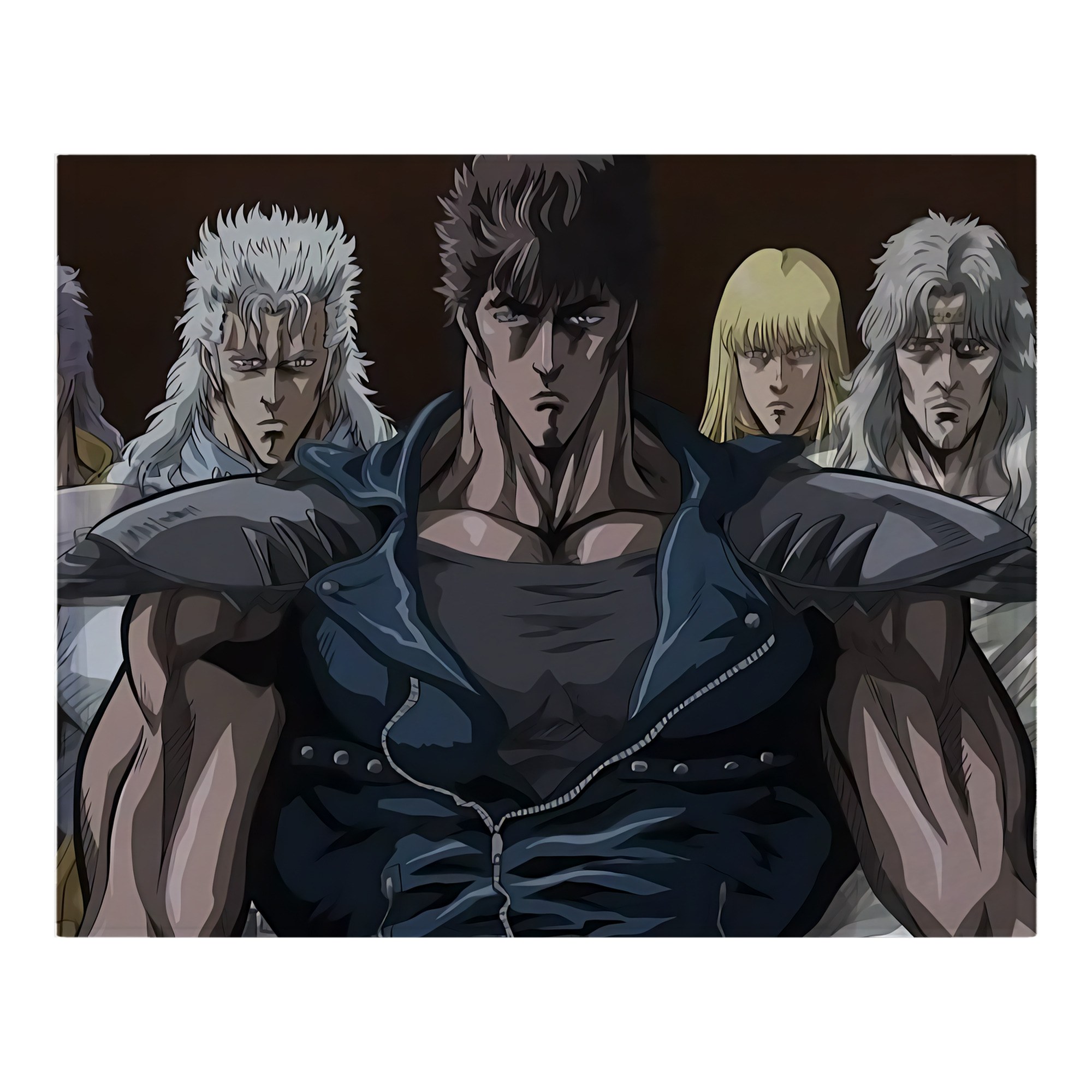 （画像用） 北斗の拳 Fist of the North Star フランネルブランケット・多サイズ対応（横型）