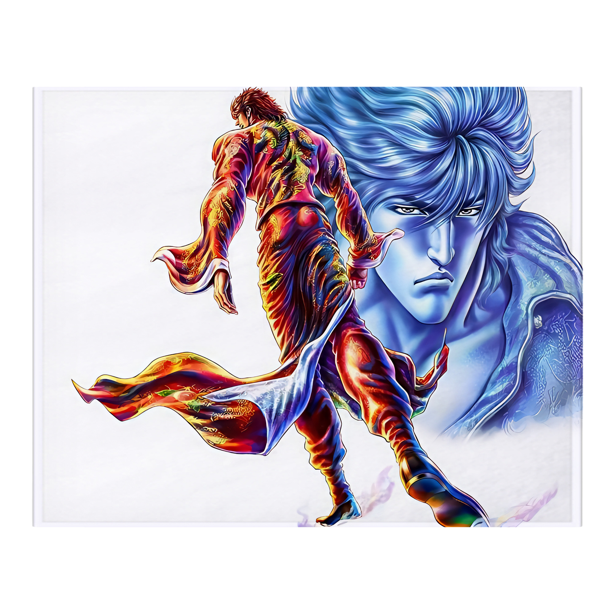 （画像用） 北斗の拳 Fist of the North Star フランネルブランケット・多サイズ対応（横型）