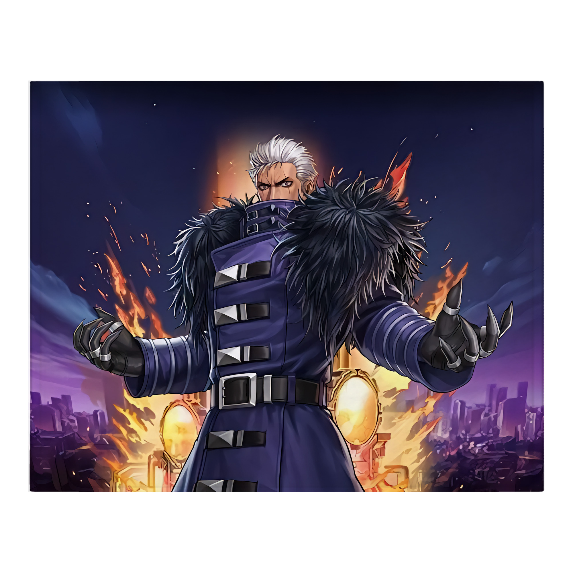 （画像用） 北斗の拳 Fist of the North Star フランネルブランケット・多サイズ対応（横型）