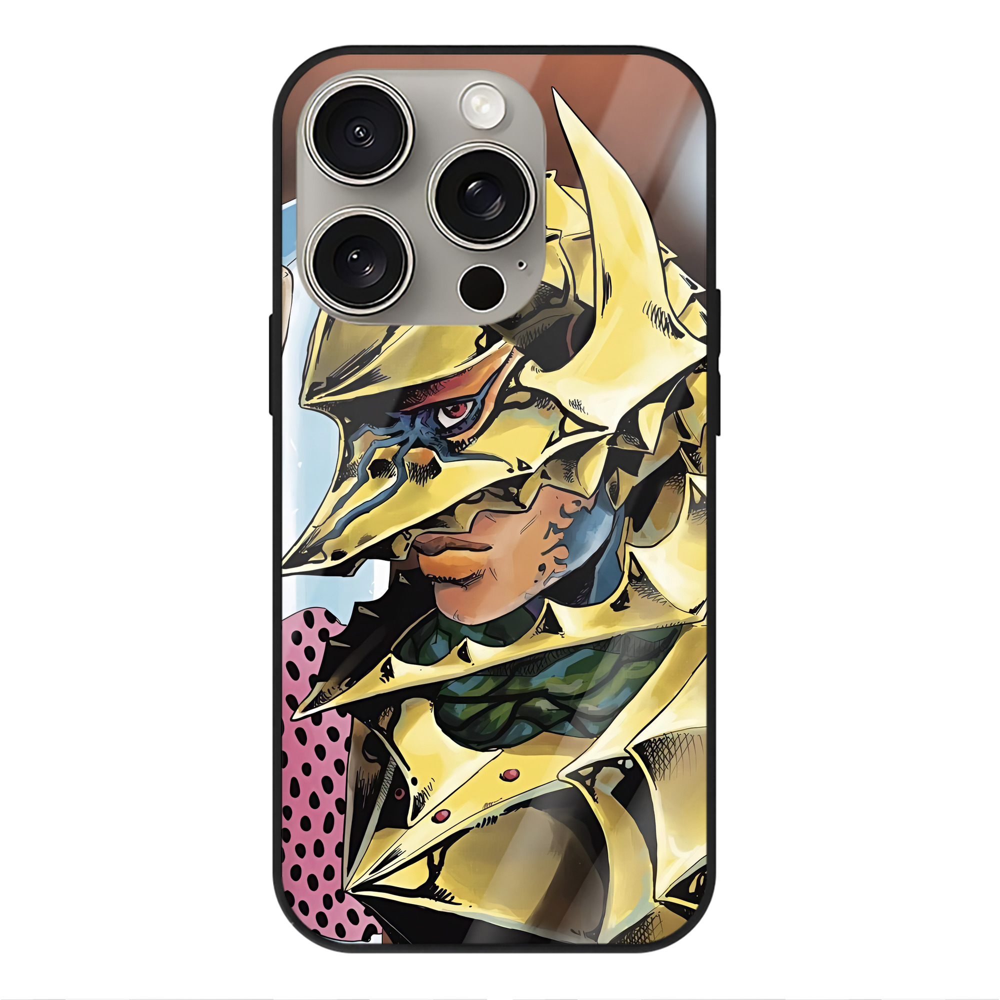（画像用） 北斗の拳 Fist of the North Star 【iPhone15Pro対応】スマホケース 耐衝撃＆黄変防止 背面ガラス