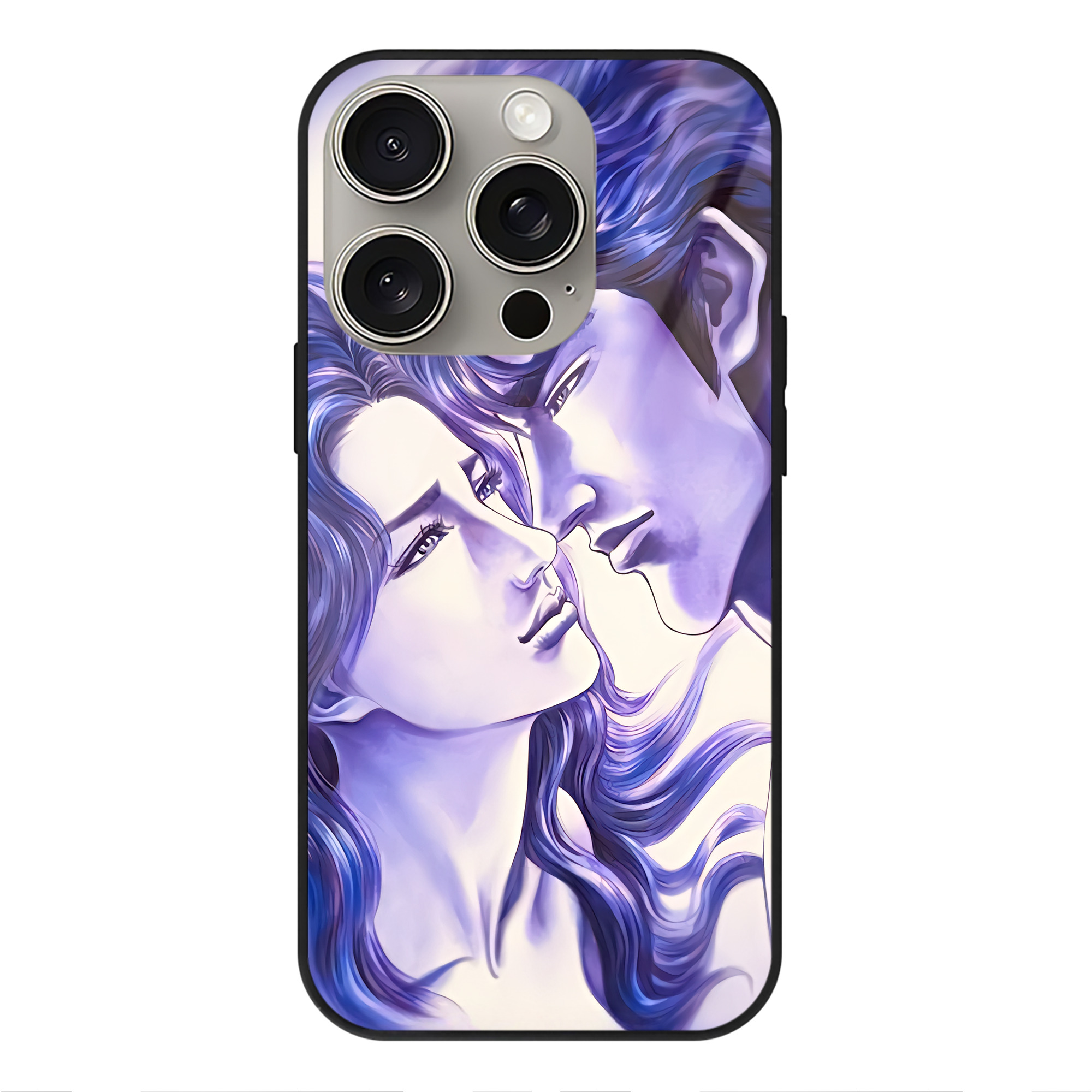 （画像用） 北斗の拳 Fist of the North Star 【iPhone15Pro対応】スマホケース 耐衝撃＆黄変防止 背面ガラス