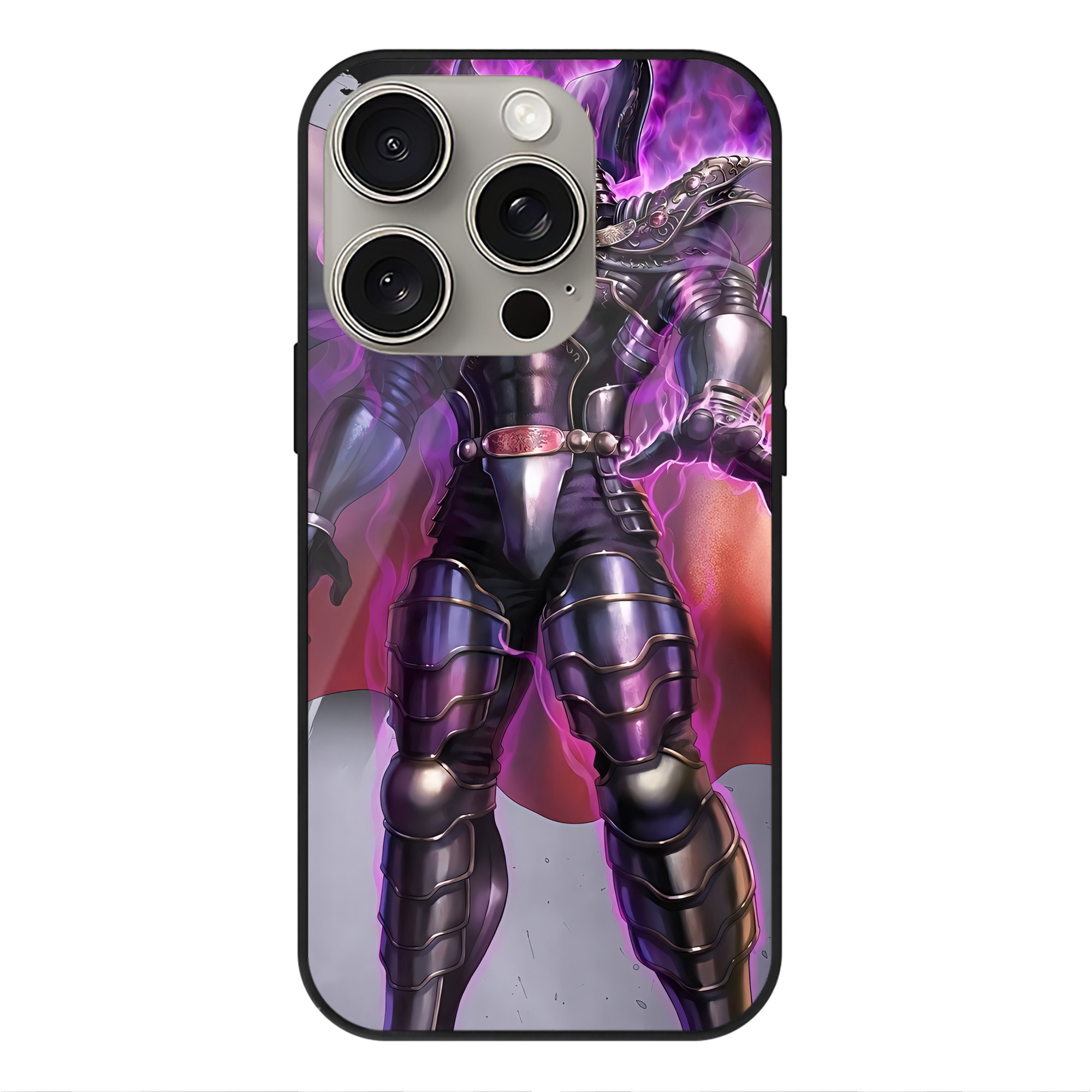 （画像用） 北斗の拳 Fist of the North Star 【iPhone15Pro対応】スマホケース 耐衝撃＆黄変防止 背面ガラス
