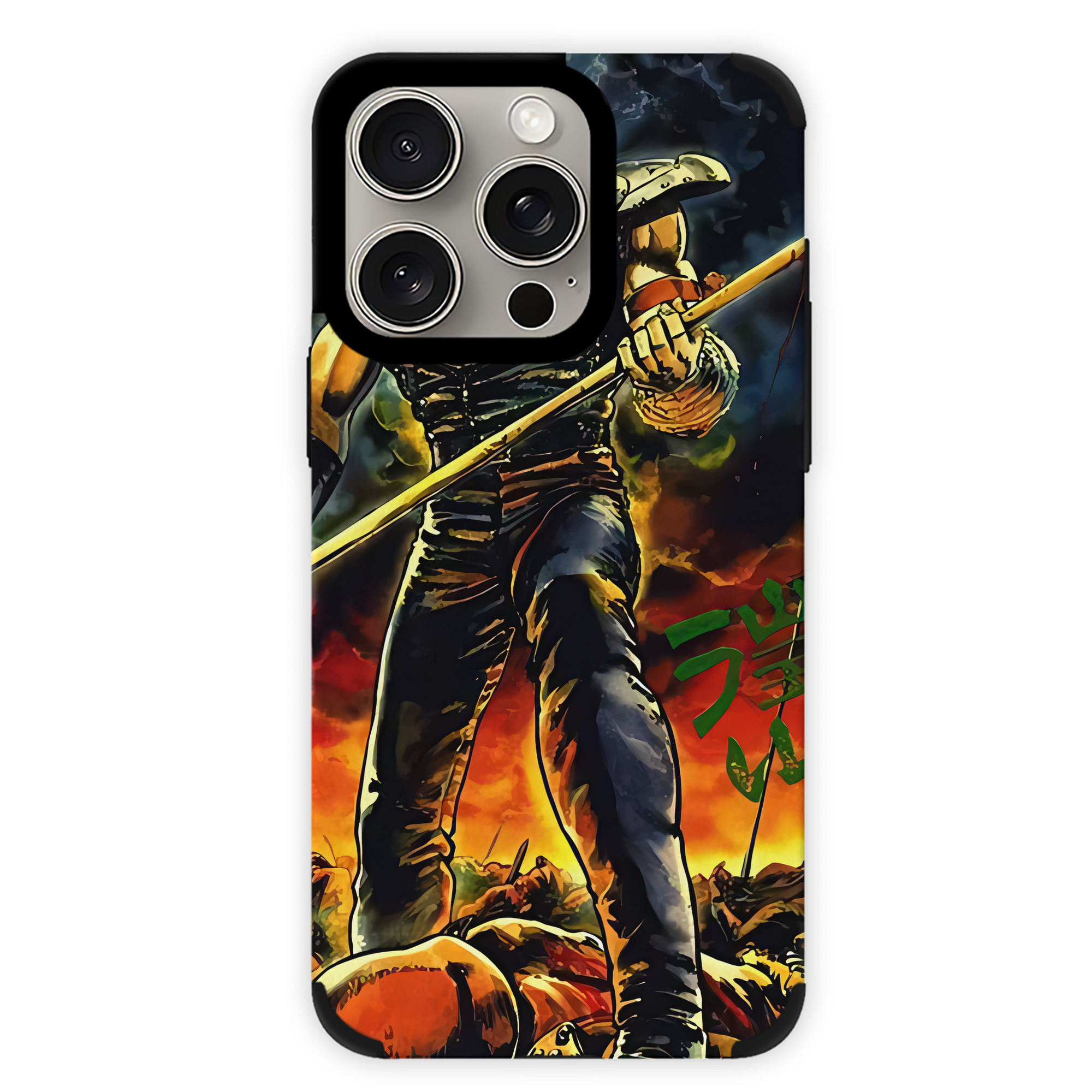 （画像用） 北斗の拳 Fist of the North Star 【iPhone15ProMax対応】 PUレザー スマホケース 耐衝撃＆黄変防止
