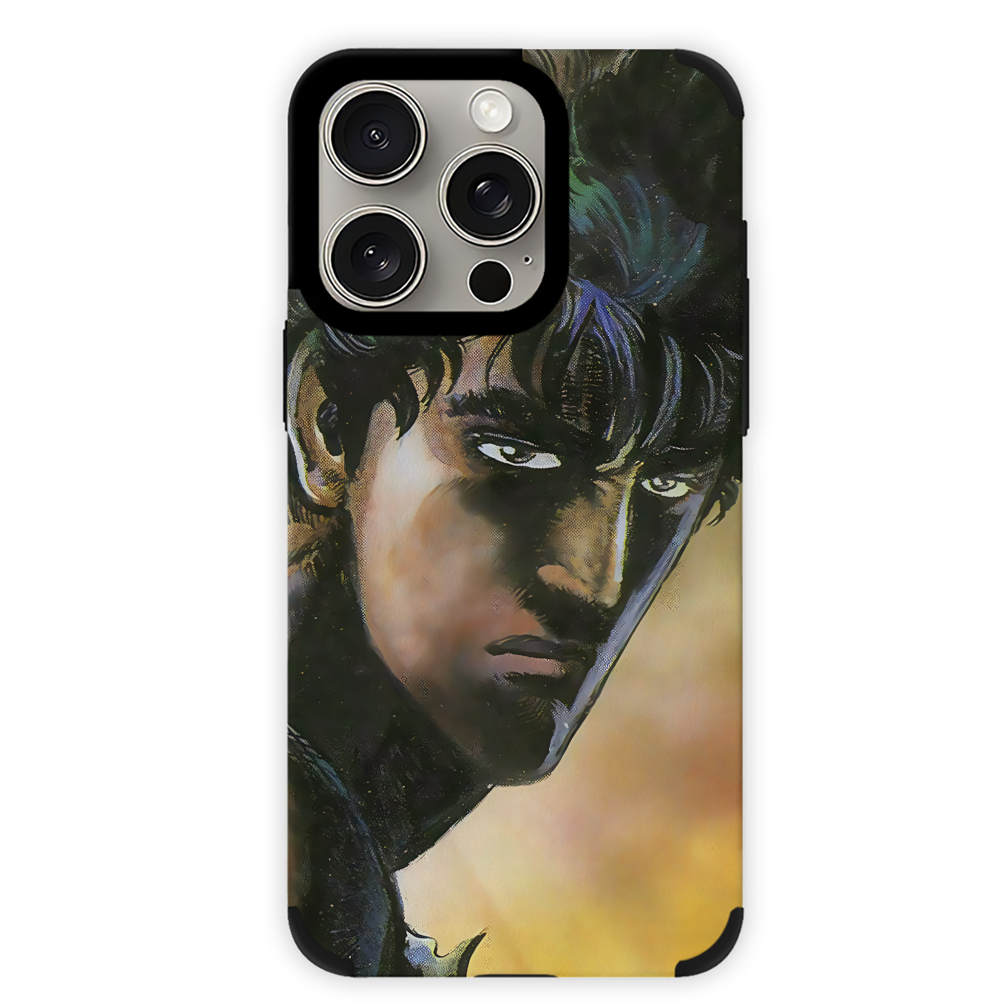 （画像用） 北斗の拳 Fist of the North Star 【iPhone15ProMax対応】 PUレザー スマホケース 耐衝撃＆黄変防止
