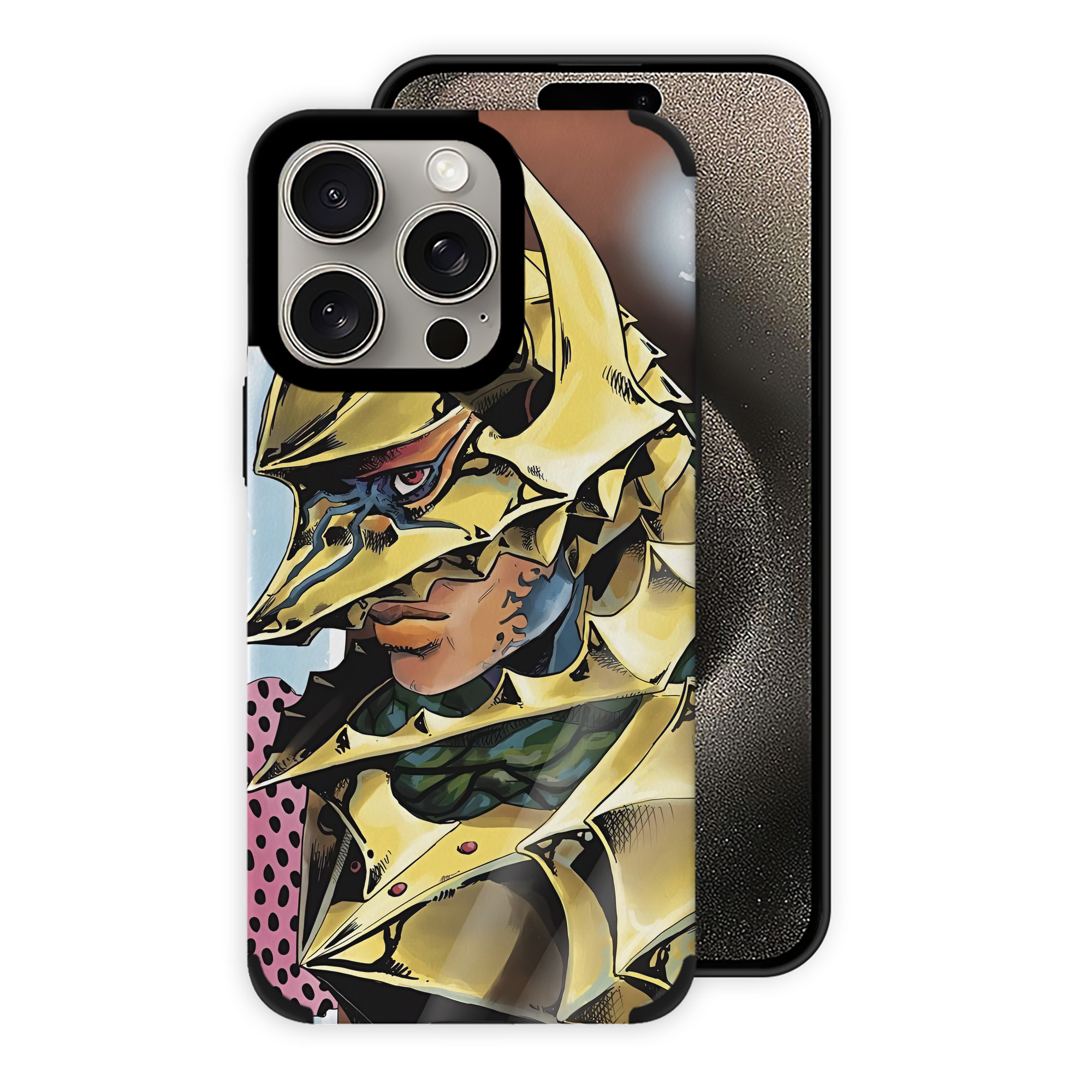 （画像用） 北斗の拳 Fist of the North Star 【iPhone15ProMax対応】 PUレザー スマホケース 耐衝撃＆黄変防止