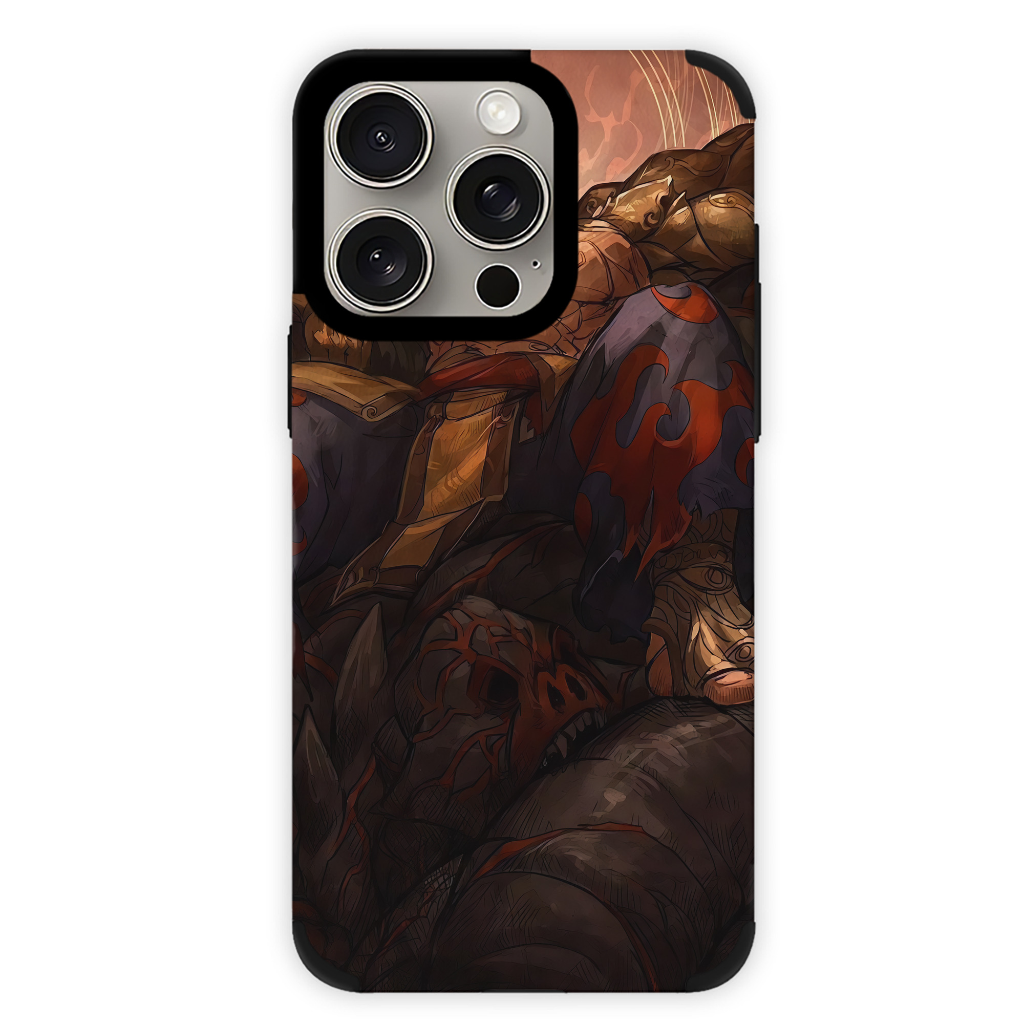 （画像用） 北斗の拳 Fist of the North Star 【iPhone15ProMax対応】 PUレザー スマホケース 耐衝撃＆黄変防止