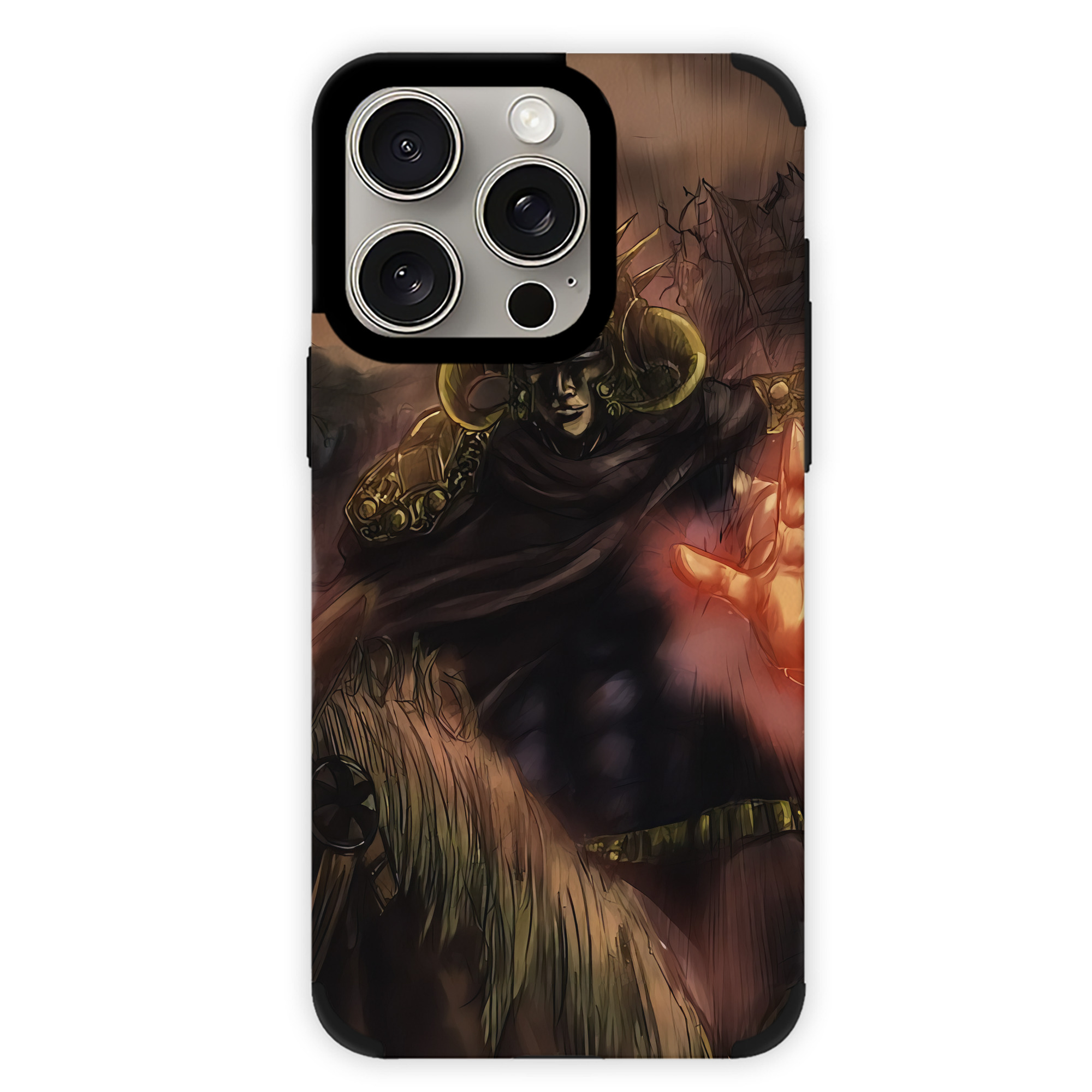 （画像用） 北斗の拳 Fist of the North Star 【iPhone15ProMax対応】 PUレザー スマホケース 耐衝撃＆黄変防止